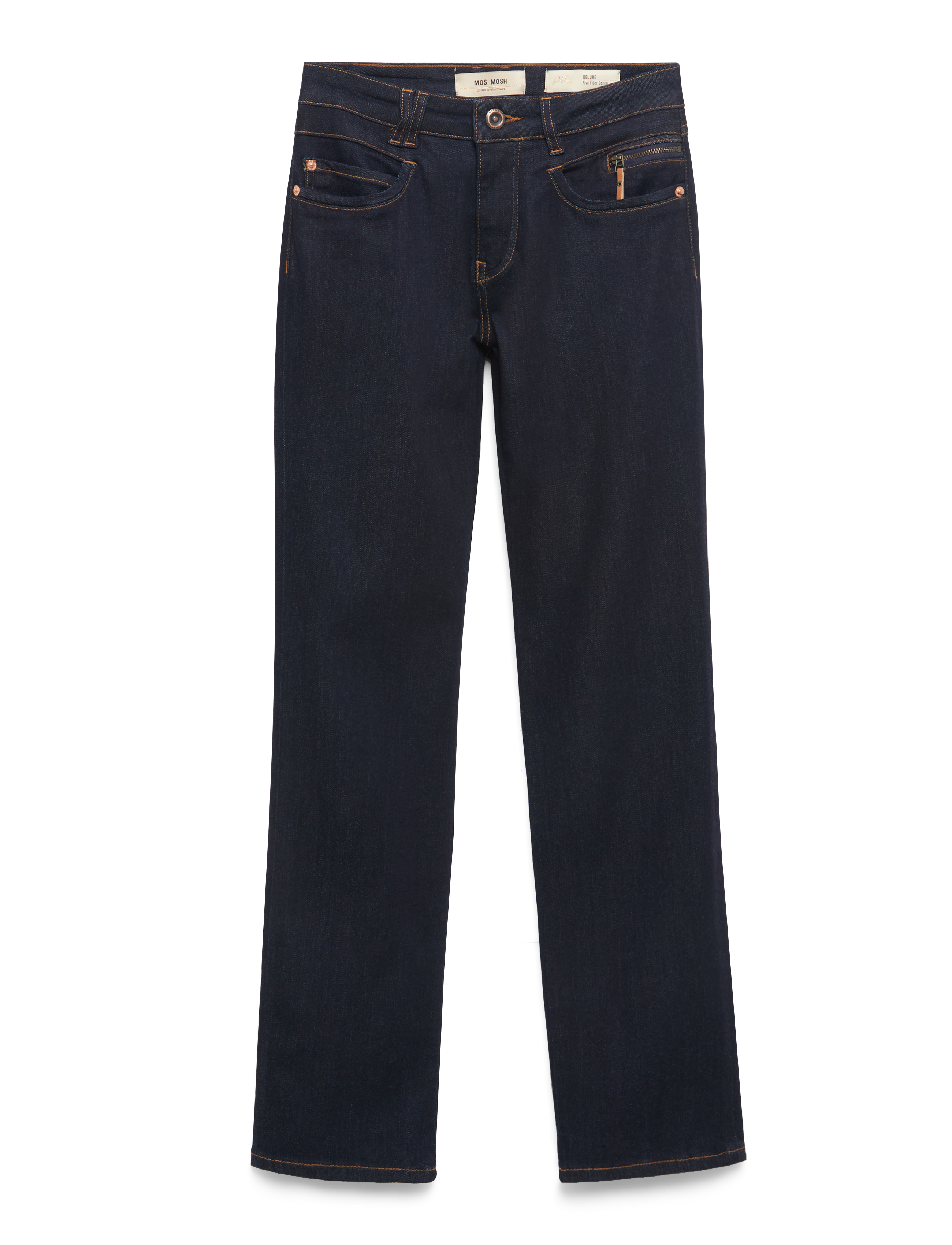 MOS MOSH MMCarla Naomi Deluxe Jeans - Straight jeans - DARK BLUE / navy
