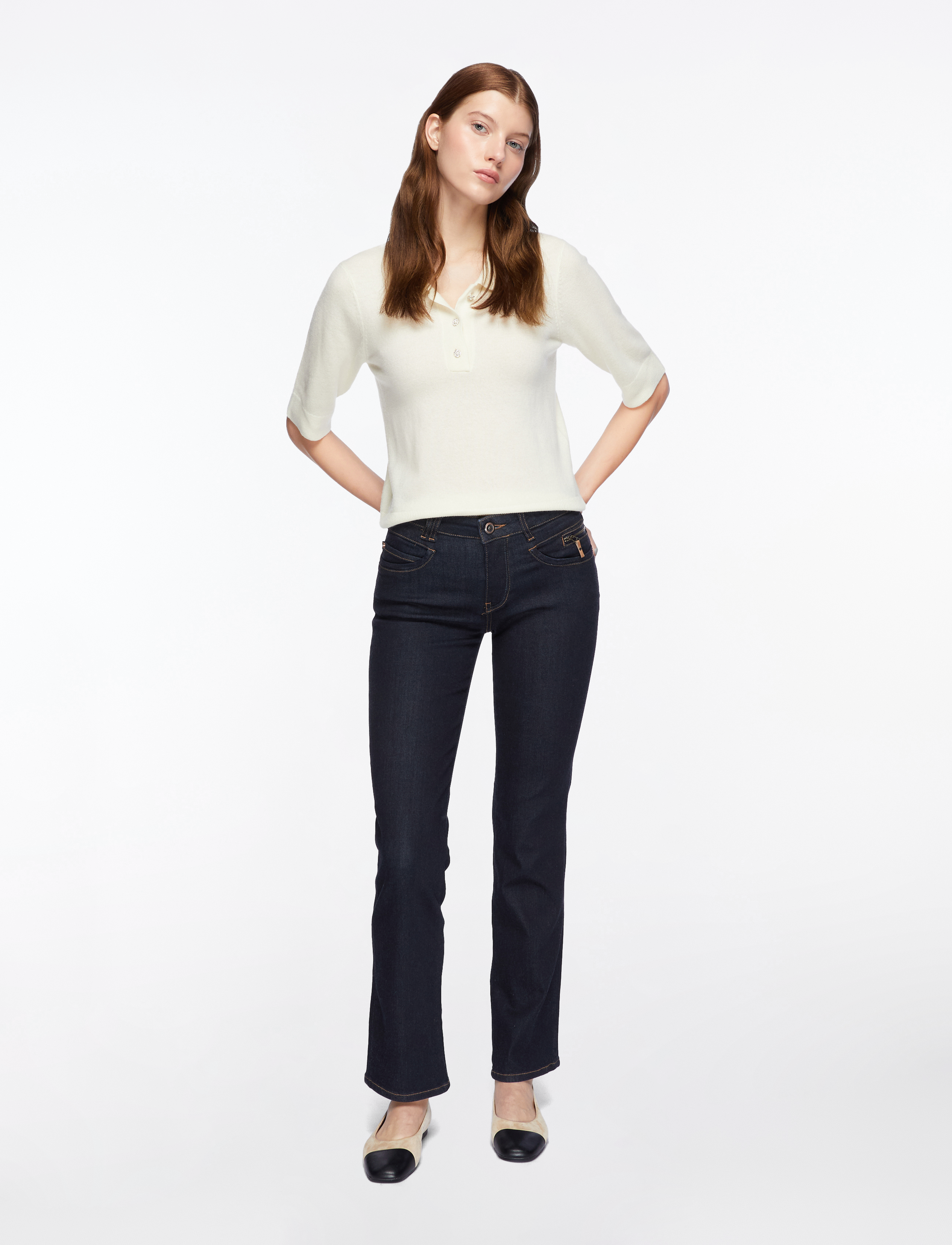MOS MOSH - MMCarla Naomi Deluxe Jeans - straight jeans - dark blue - 2