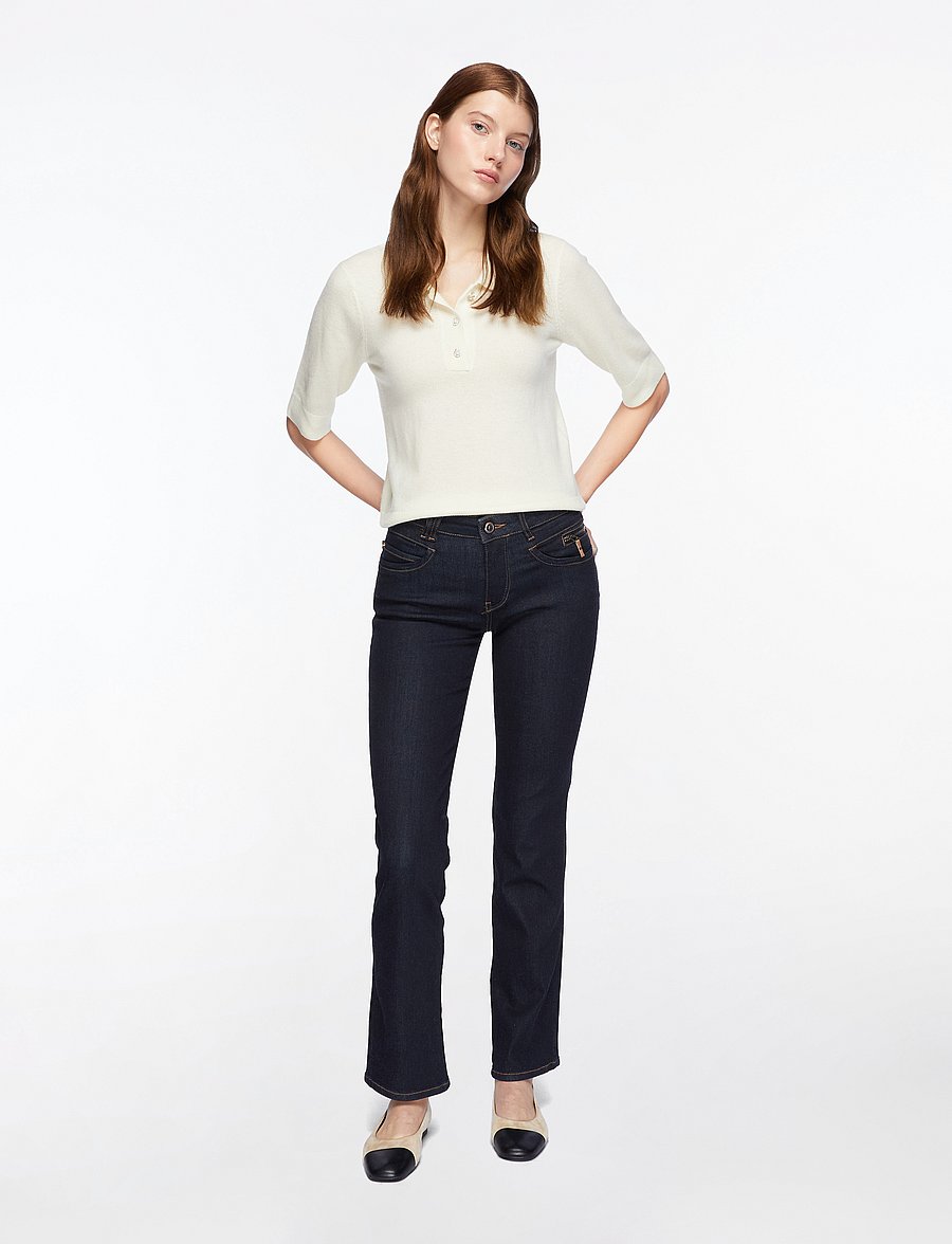 MOS MOSH - MMCarla Naomi Deluxe Jeans - straight jeans - dark blue - 2