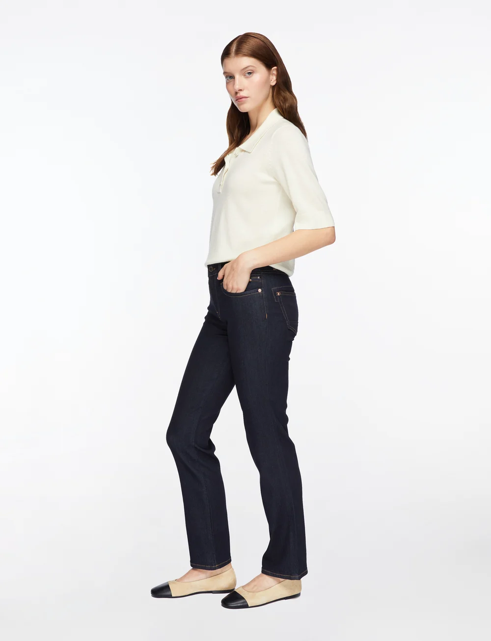 MOS MOSH - MMCarla Naomi Deluxe Jeans - sirge säärega teksad - dark blue - 3