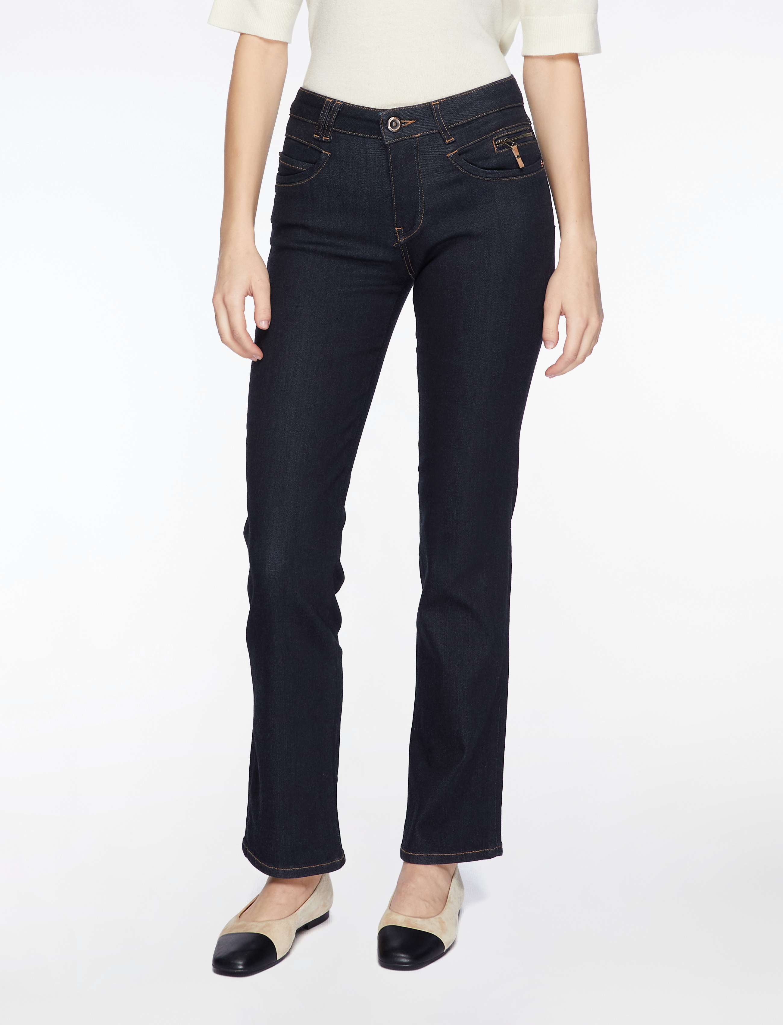 MOS MOSH - MMCarla Naomi Deluxe Jeans - jeans droites - dark blue - 0