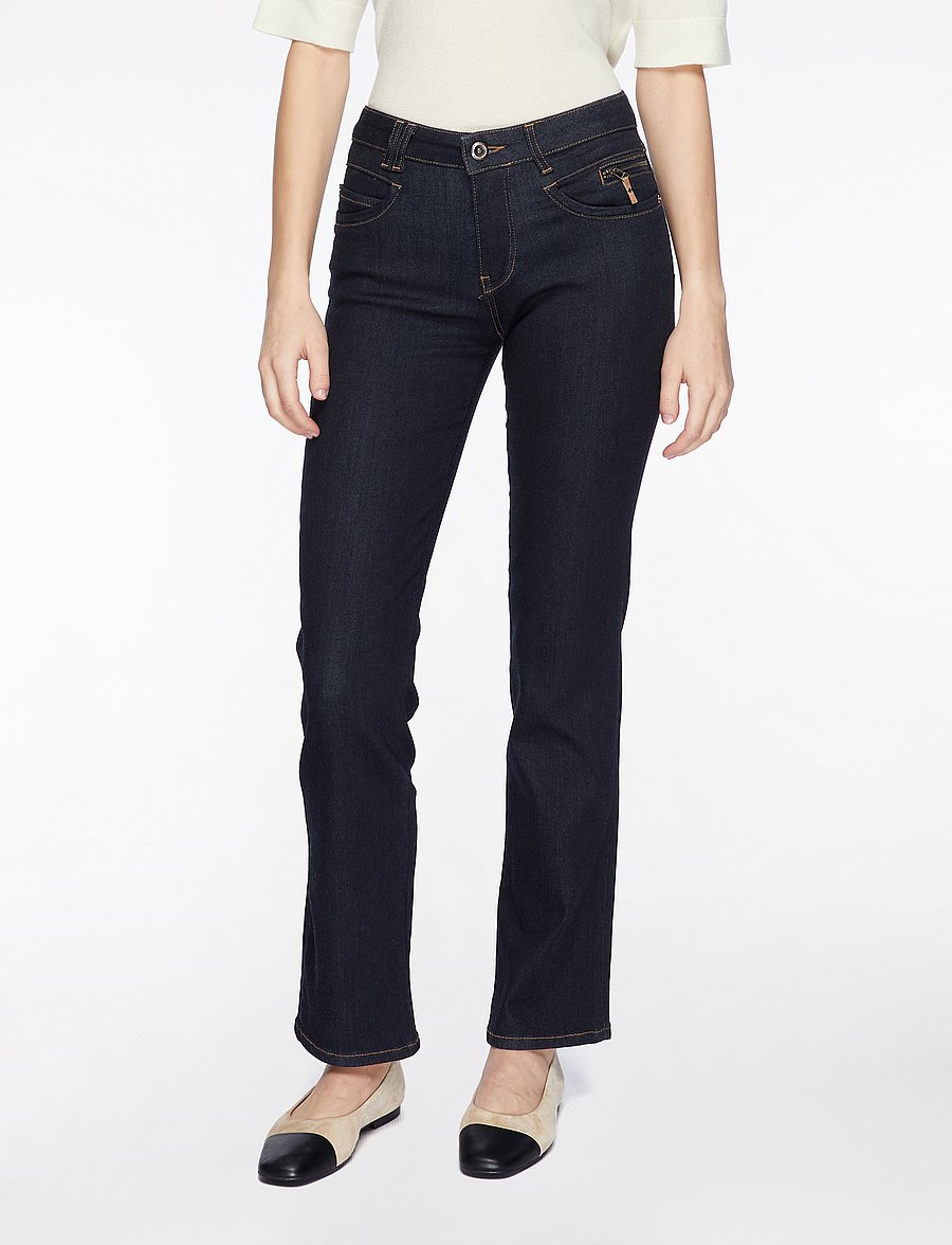 MOS MOSH - MMCarla Naomi Deluxe Jeans - jeans droites - dark blue - 0