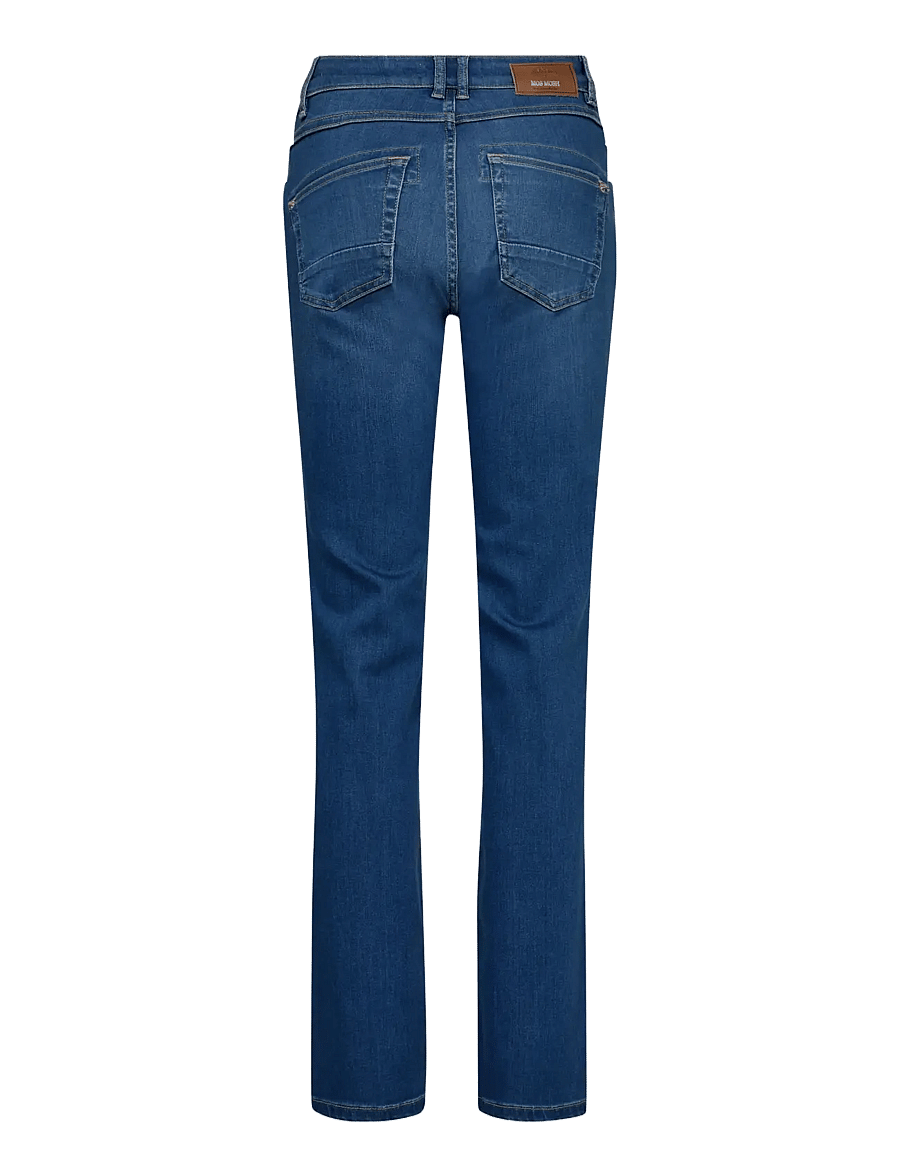 MOS MOSH - MMCarla Naomi Deluxe Jeans - straight jeans - mid blue - 2