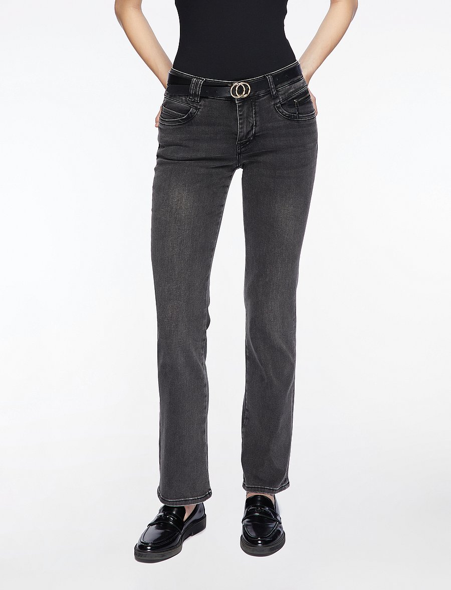 MOS MOSH - MMCarla Naomi Deluxe Jeans - raka jeans - grey - 0
