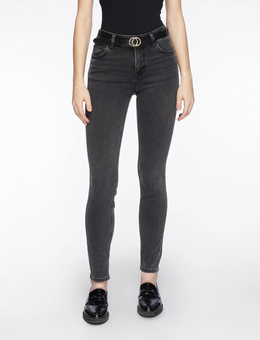 MOS MOSH - MMVice Deluxe Jeans - slim jeans - grey - 0