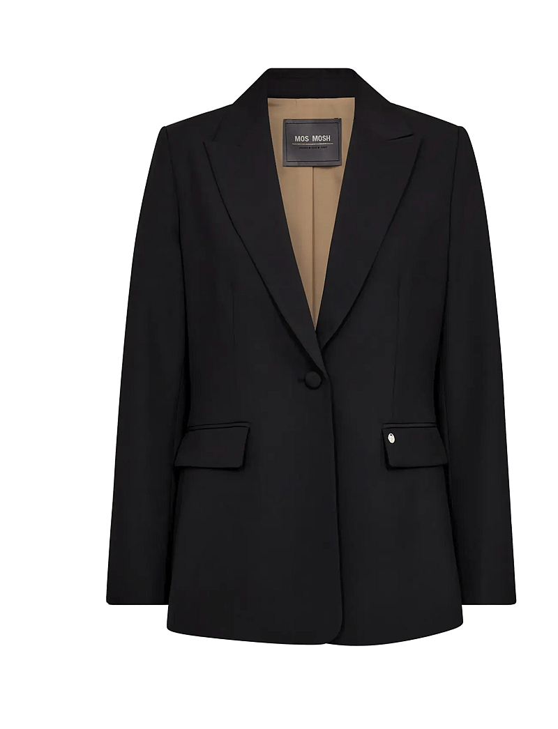 MOS MOSH - MMLeonora Miley Blazer - enkelknäppta kavajer - black - 0