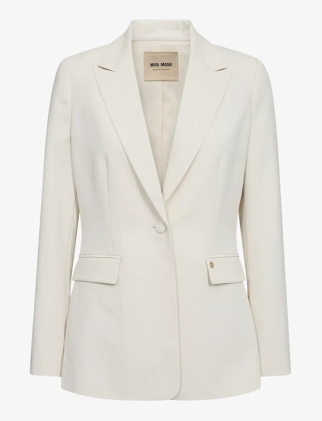 MOS MOSH - MMLeonora Miley Blazer - Ühes joones nööpidega bleiserid - ecru - 0