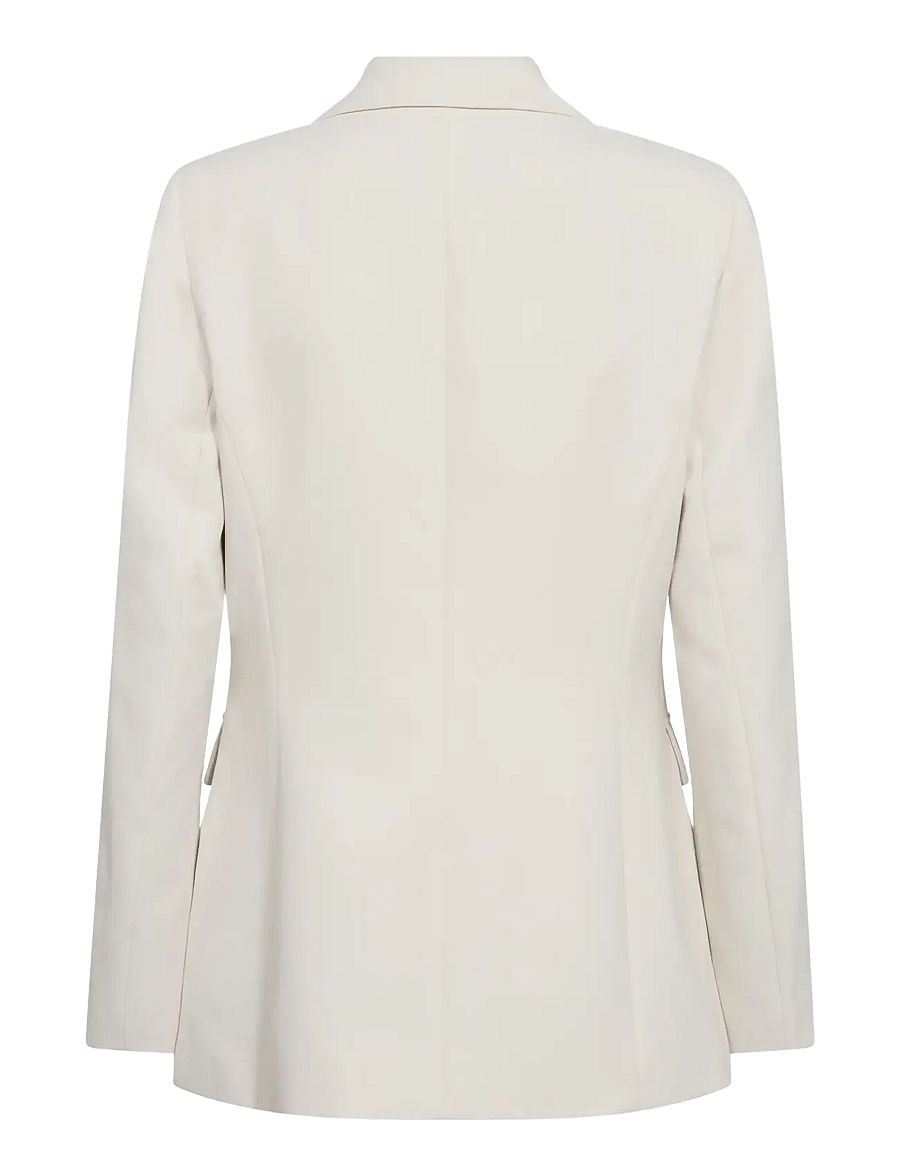 MOS MOSH - MMLeonora Miley Blazer - enkeltradede blazere - ecru - 1