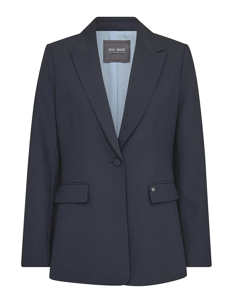 MOS MOSH - MMLeonora Miley Blazer - enkeltradede blazere - salute navy - 1