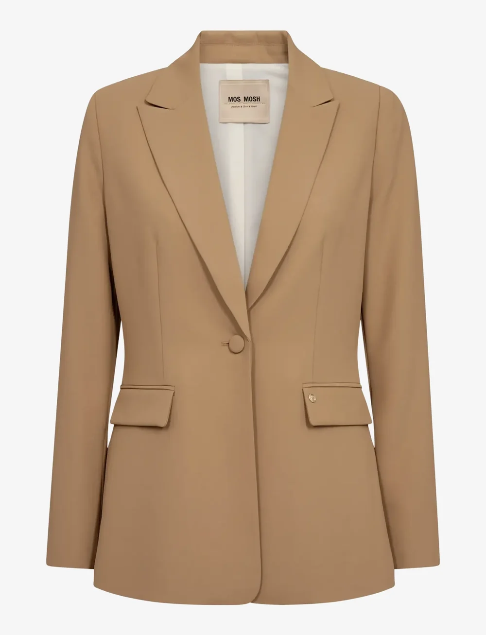 MOS MOSH - MMLeonora Miley Blazer - Ühes joones nööpidega bleiserid - tannin - 0