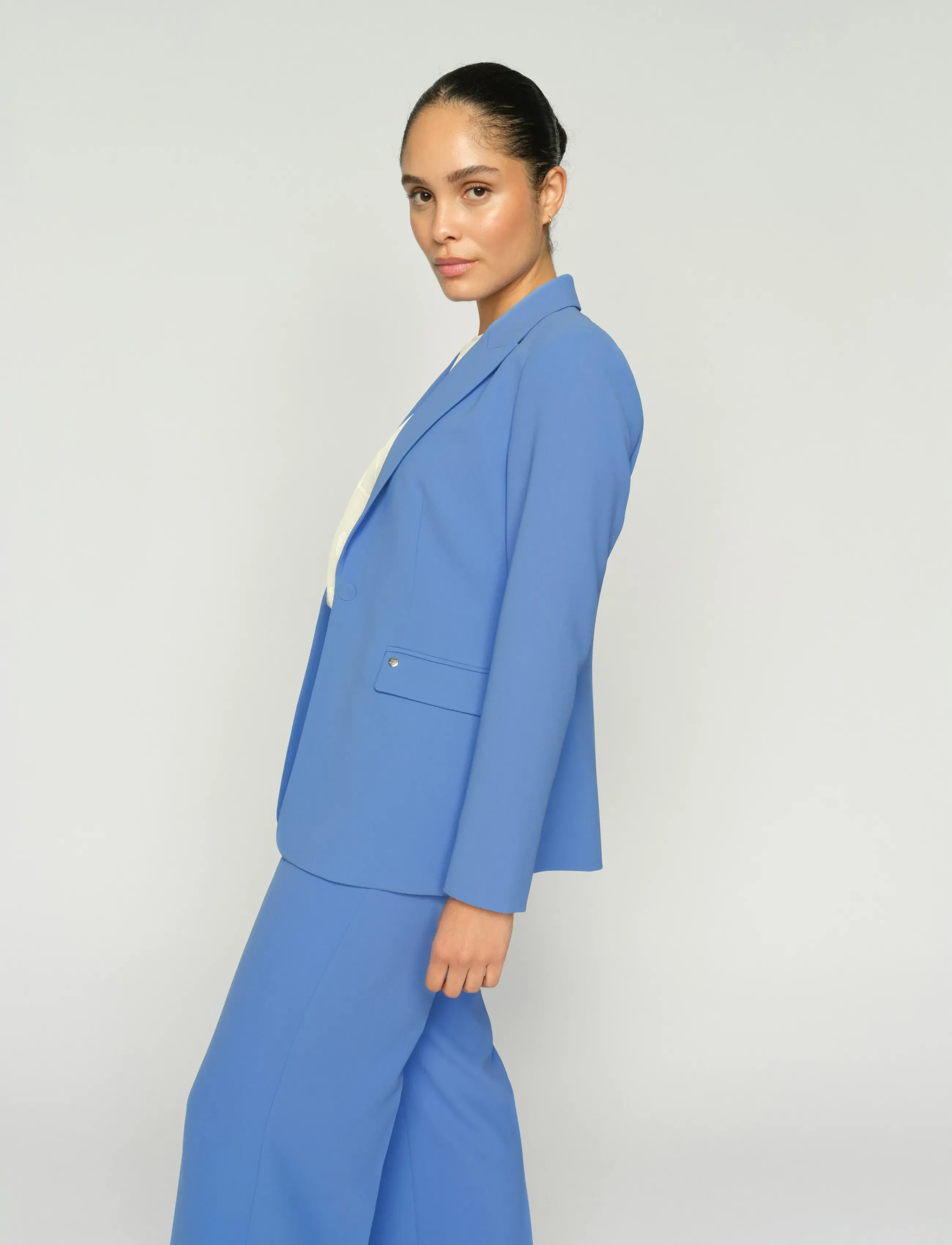 MOS MOSH - MMLeonora Miley Blazer - enkelknäppta kavajer - ultramarine - 3