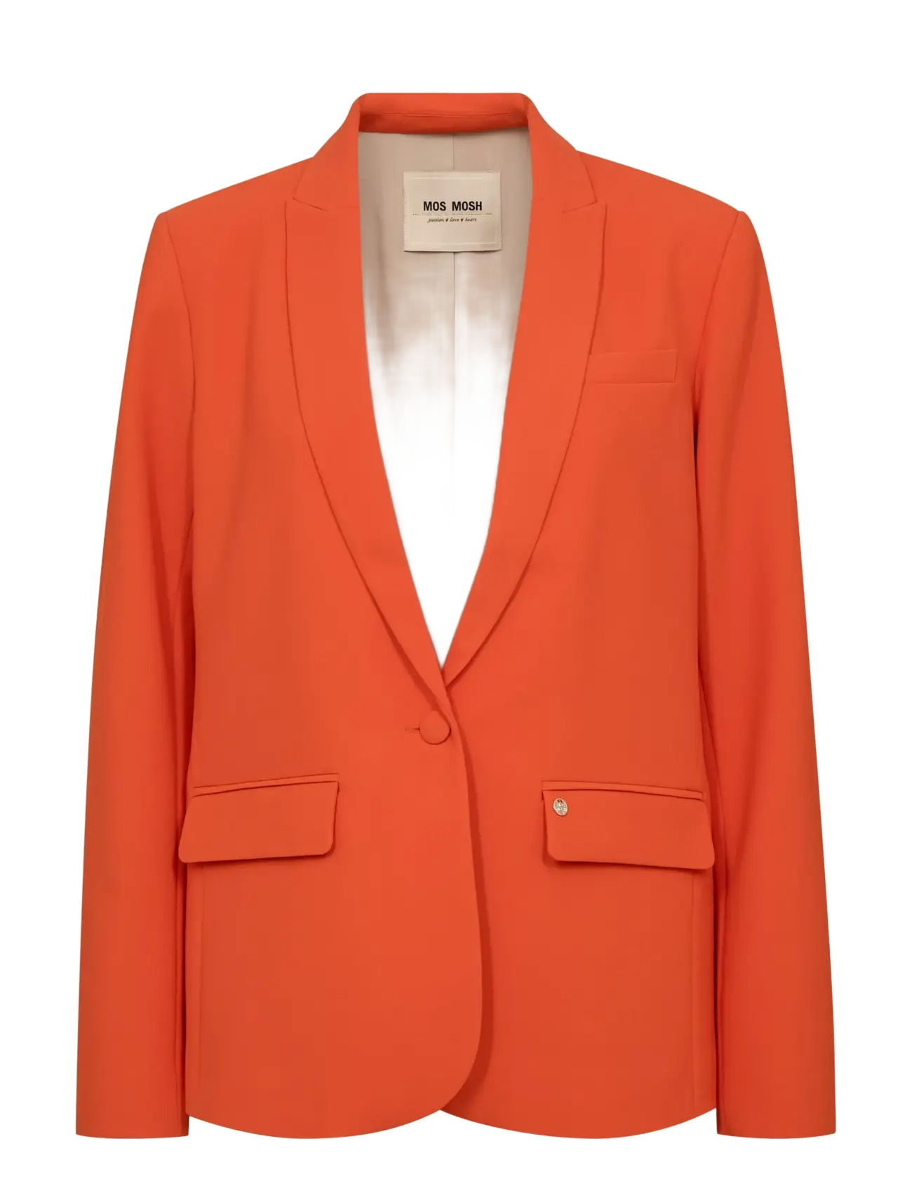 MOS MOSH Mmphoebe Miley Blazer Orange - 38 - Damen