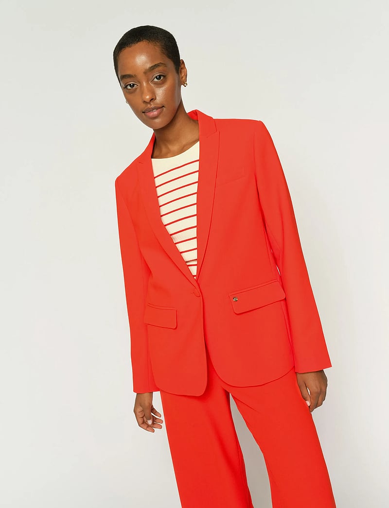 MOS MOSH - MMPhoebe Miley Blazer - enkelknäppta kavajer - spicy orange - 3