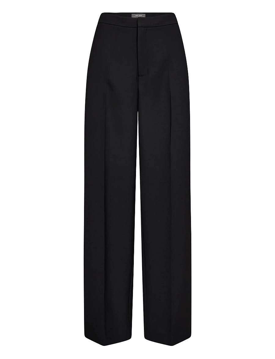 MOS MOSH - MMLeya Miley Pant - kostymbyxor - black - 1