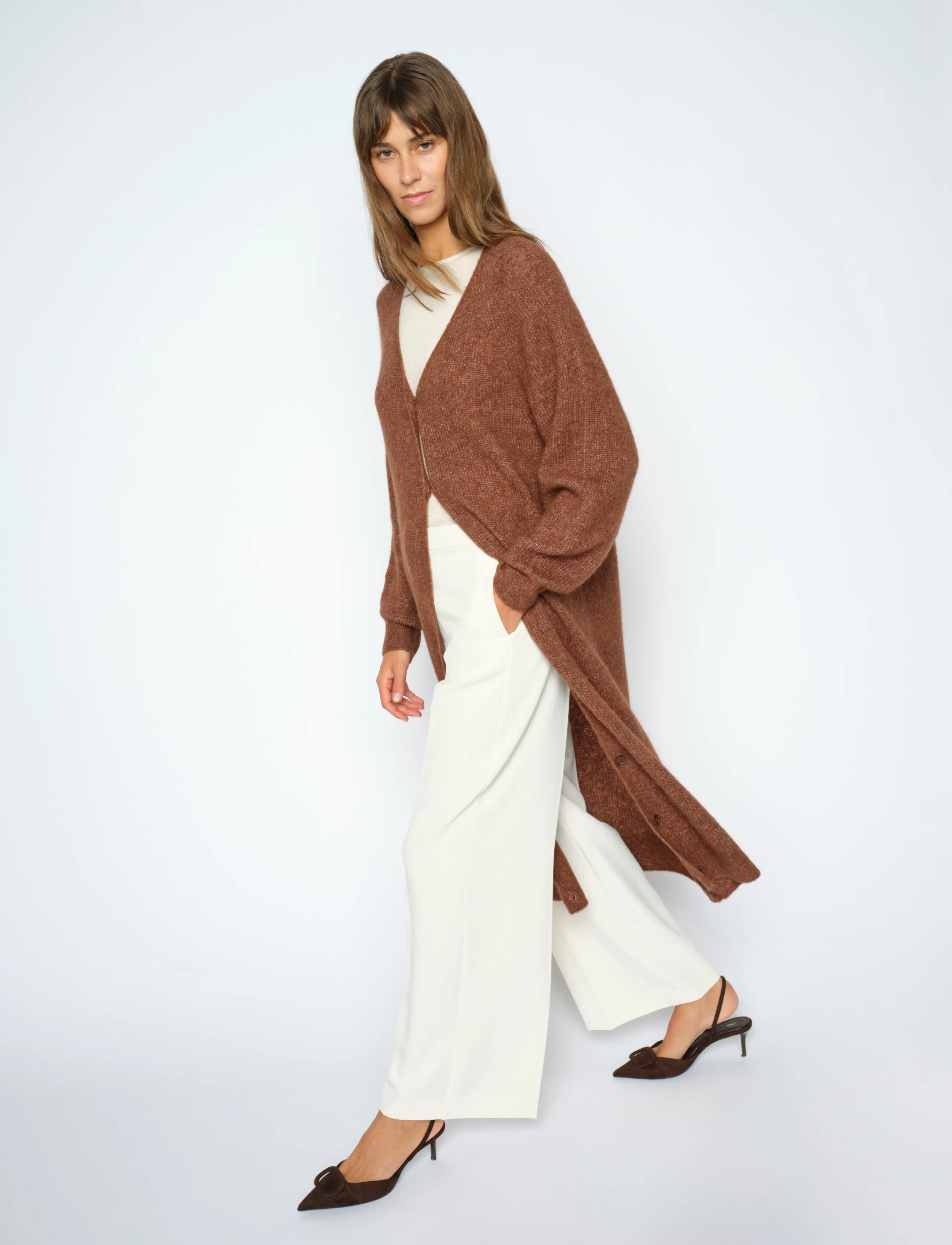 MOS MOSH MMLeya Miley Pant - MOS MOSH - ECRU / cream
