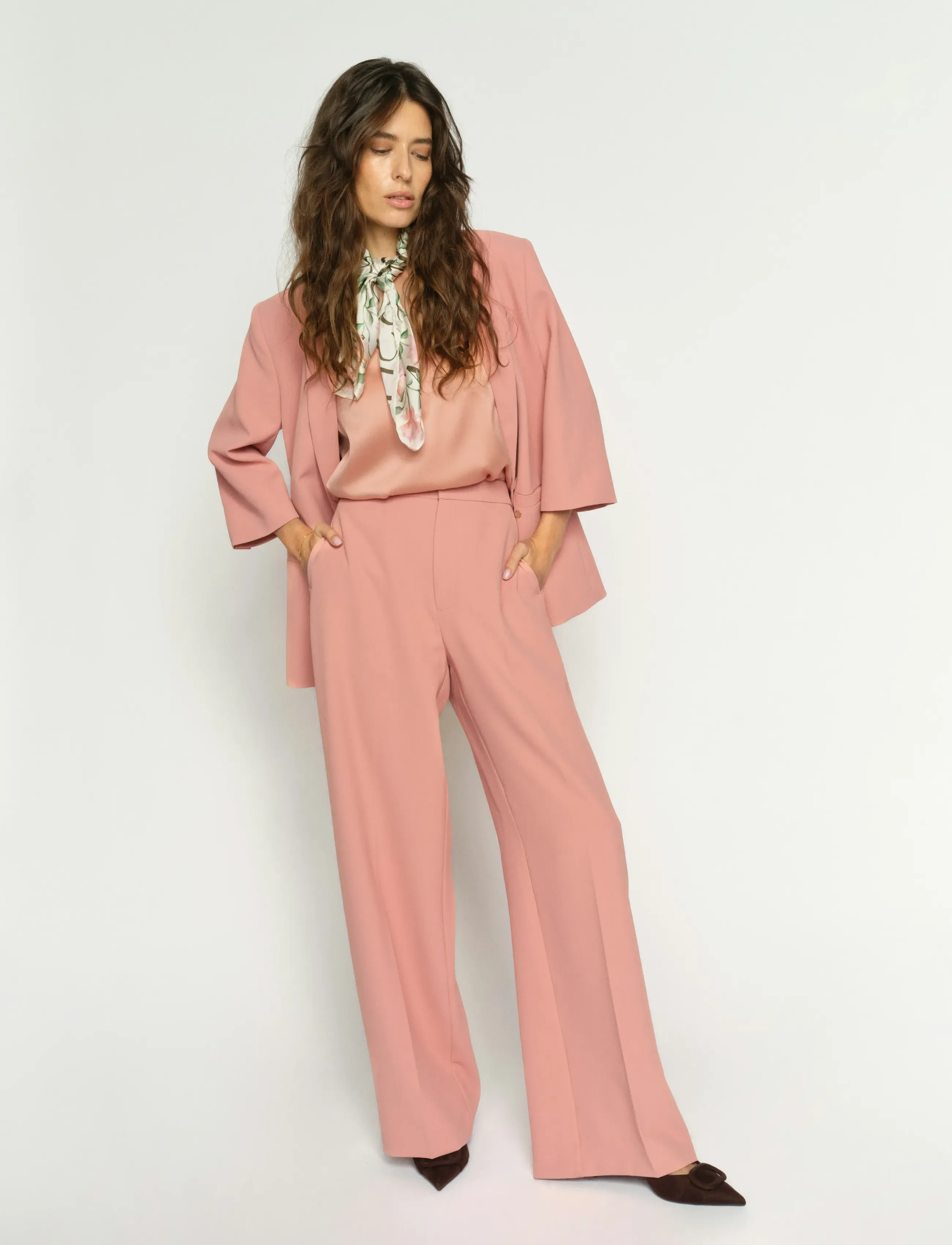 MOS MOSH MMLeya Miley Pant - Officewear - PEACHY / pink/rose