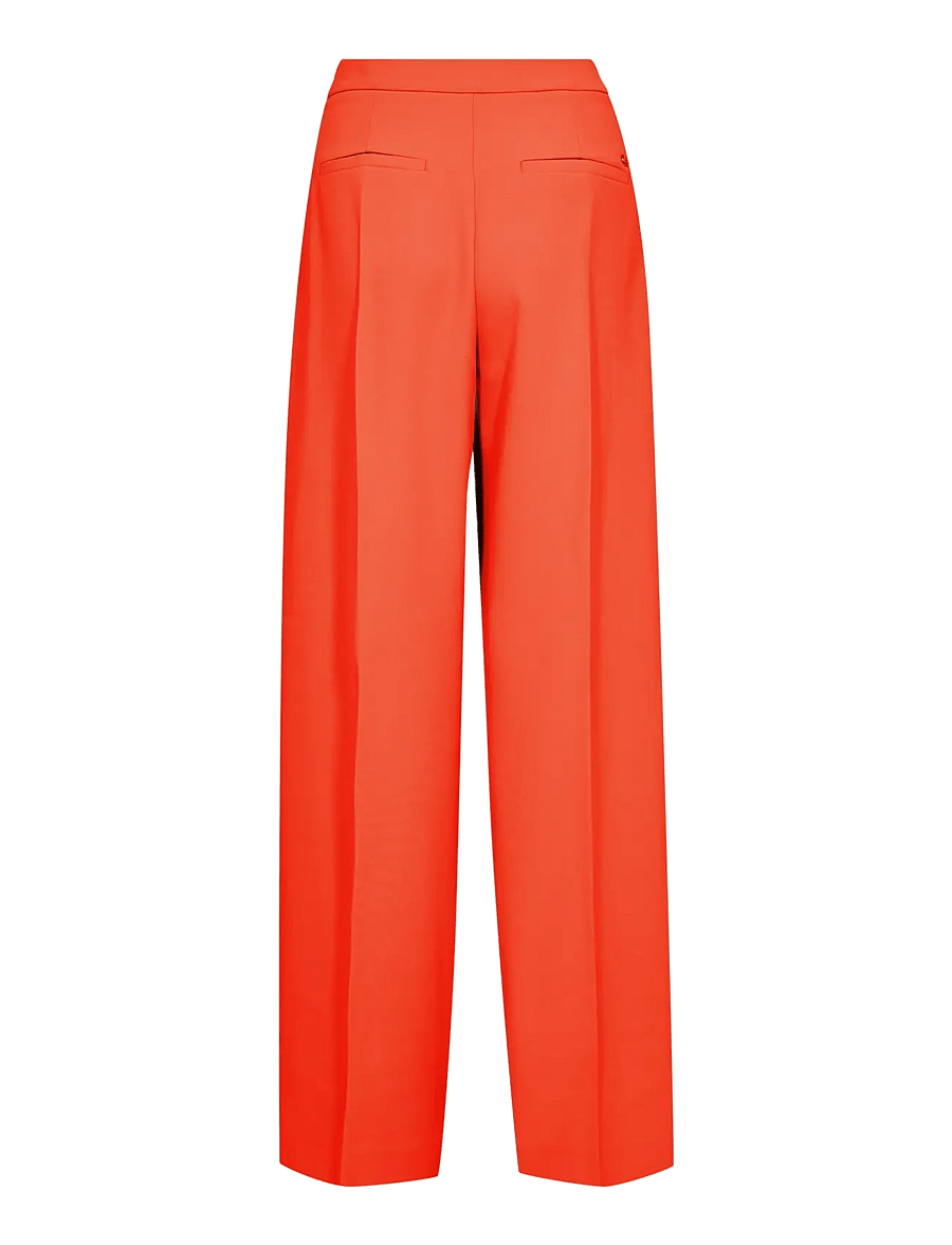 MOS MOSH - MMLeya Miley Pant - kostymbyxor - spicy orange - 2