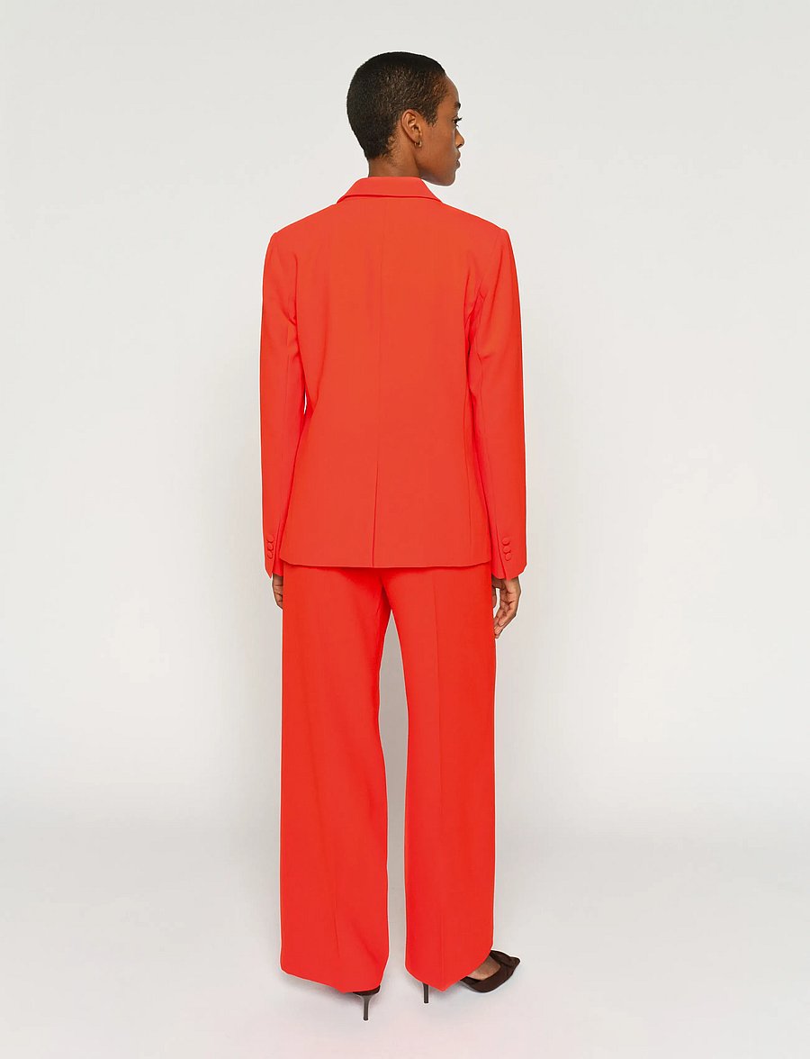 MOS MOSH - MMLeya Miley Pant - kostymbyxor - spicy orange - 0