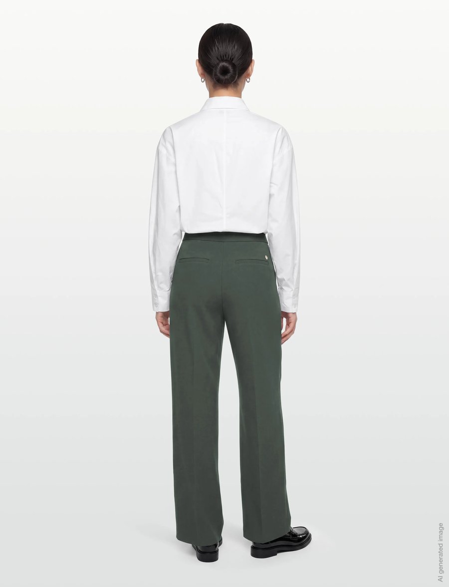 MOS MOSH - MMLeya Miley Pant - kostymbyxor - urban chic - 4