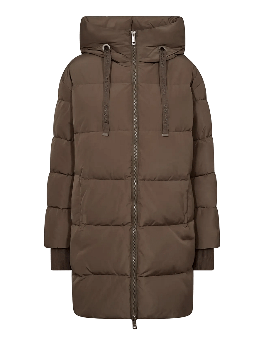 MOS MOSH - MMNova Avon Down Jacket - talvejoped - chocolate chip - 0