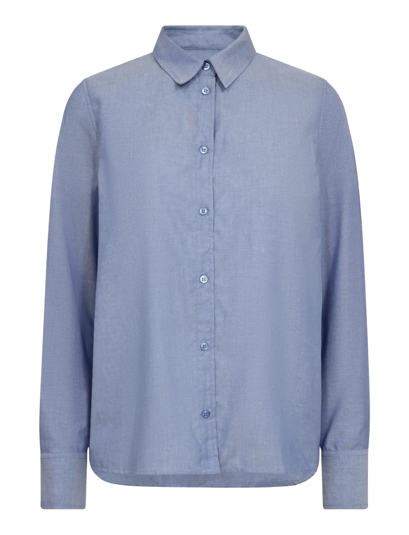MOS MOSH Mmanica Oxford Shirt, Kvinder, Oxford Skjorte, Blå, Str: XS