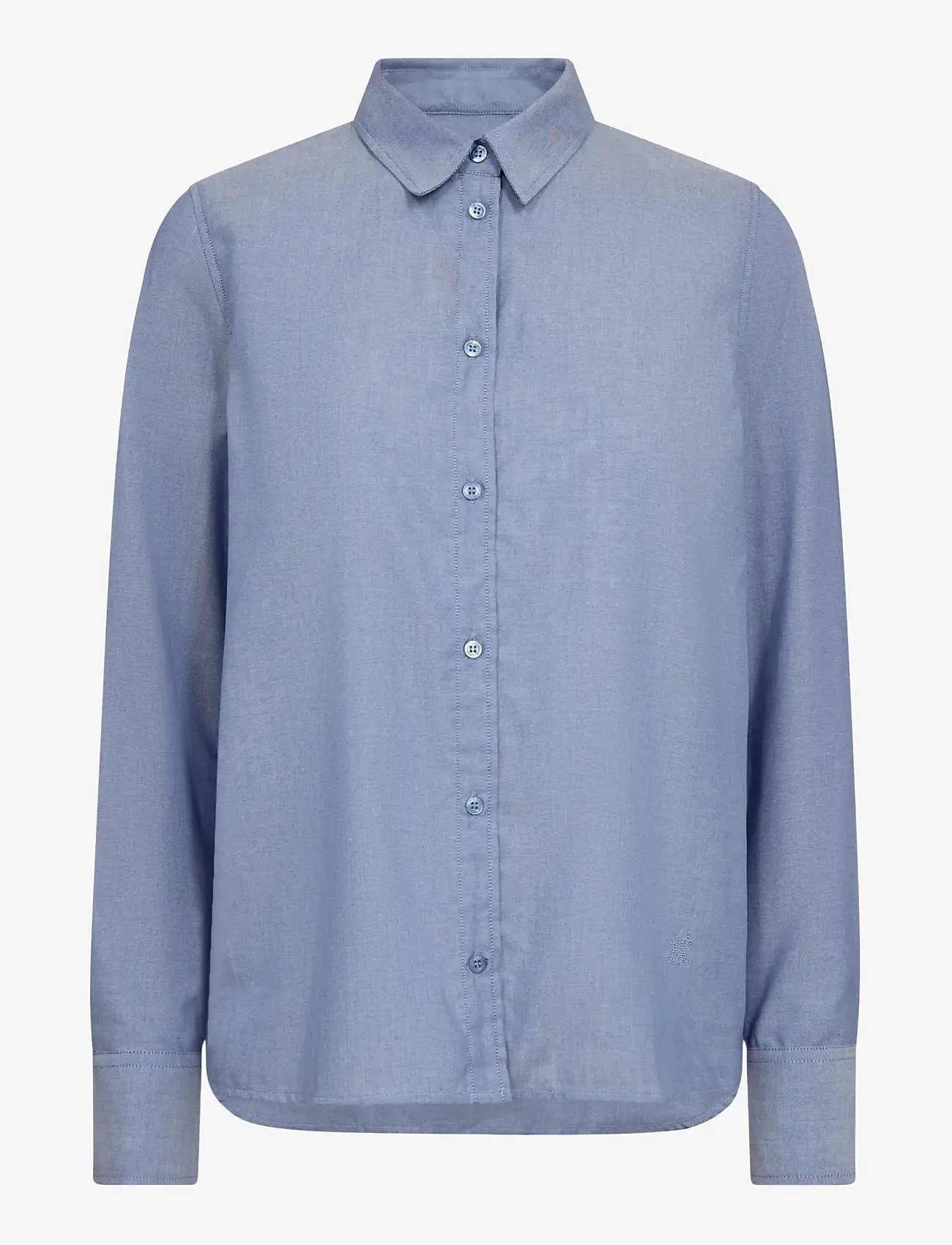 MOS MOSH - MMAnica Oxford Shirt - långärmade skjortor - velvet morning - 0