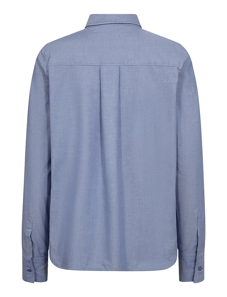 MOS MOSH - MMAnica Oxford Shirt - långärmade skjortor - velvet morning - 1