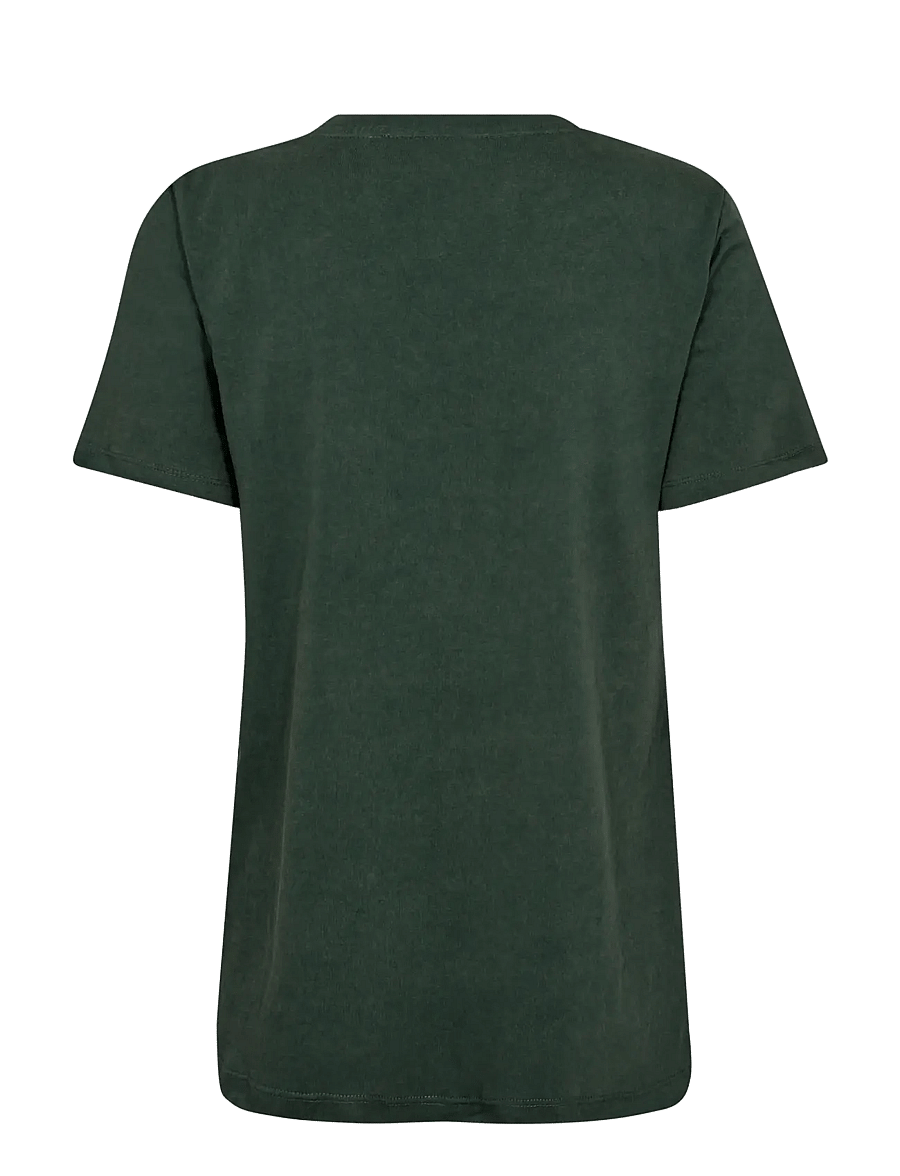 MOS MOSH - MMFaye O-SS Tee - t-shirts - dark pine - 1