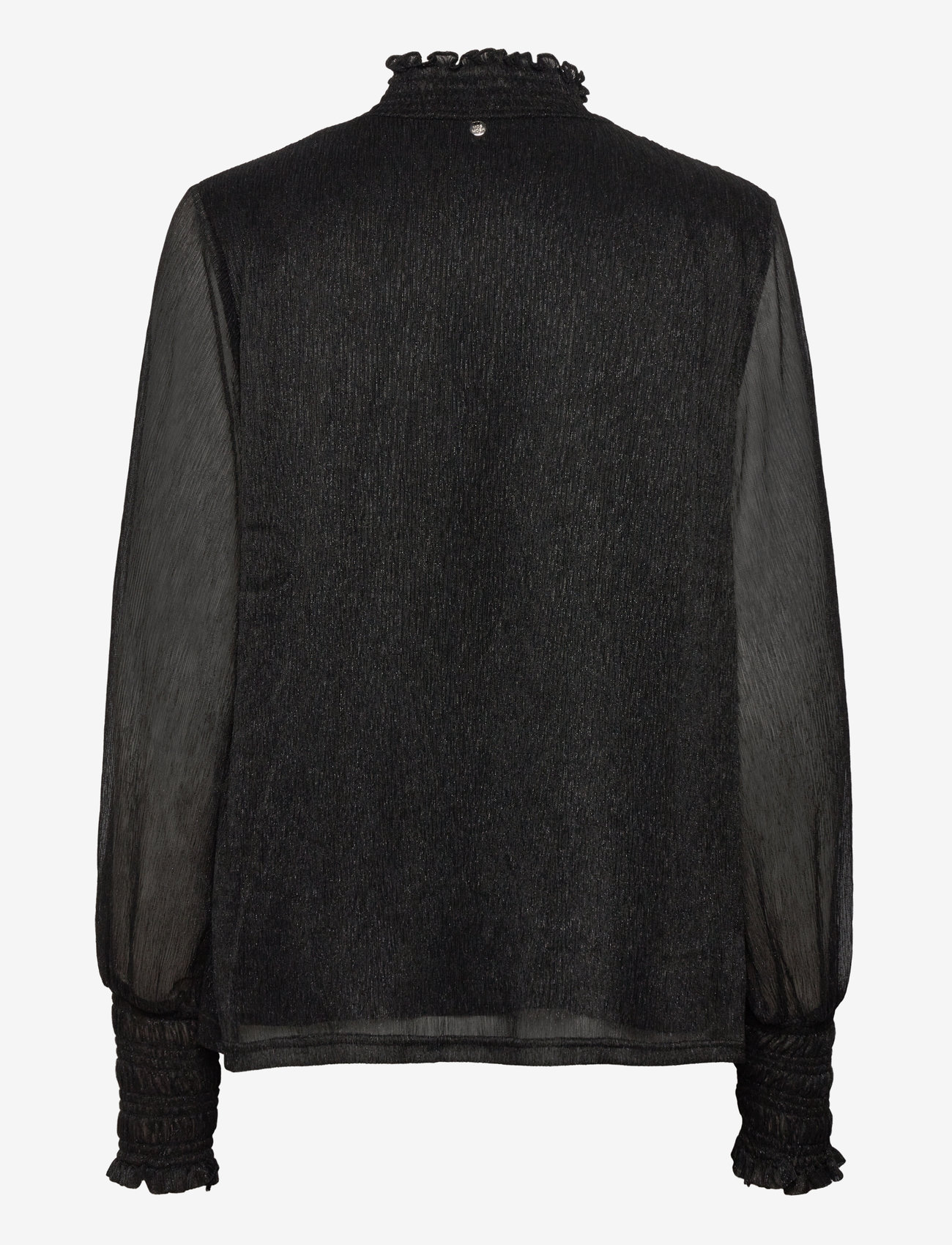 MOS MOSH - MMXimena Glam LS blouse - långärmade blusar - black - 1