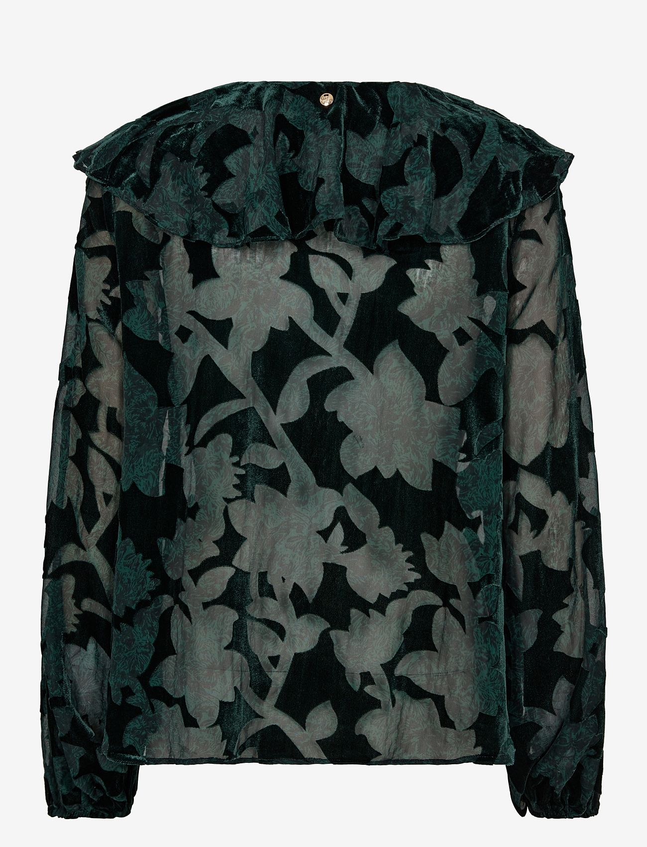 MOS MOSH - MMBasile Burn Blouse - langærmede bluser - storm - 1