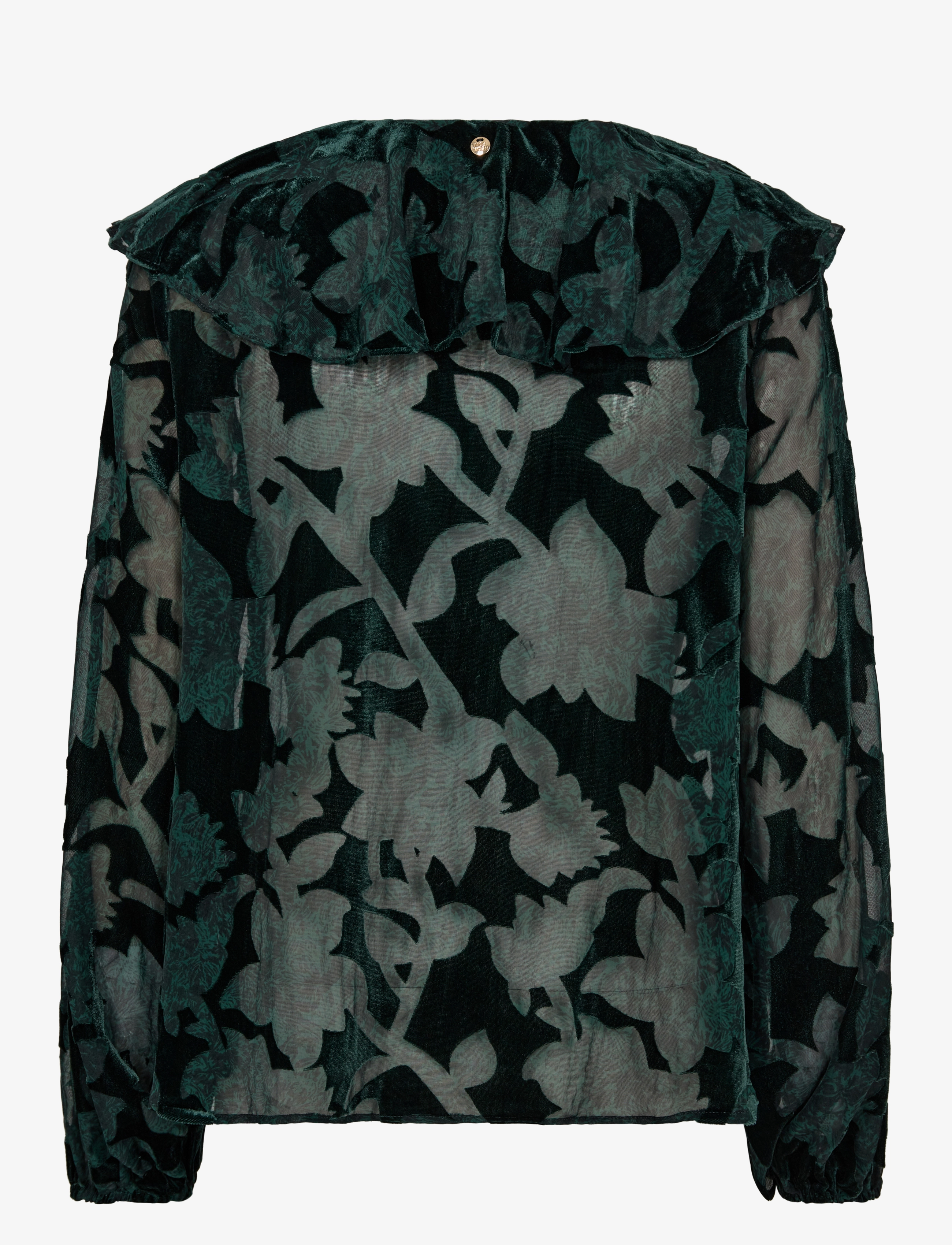 MOS MOSH - MMBasile Burn Blouse - pikkade varrukatega pluusid - storm - 1