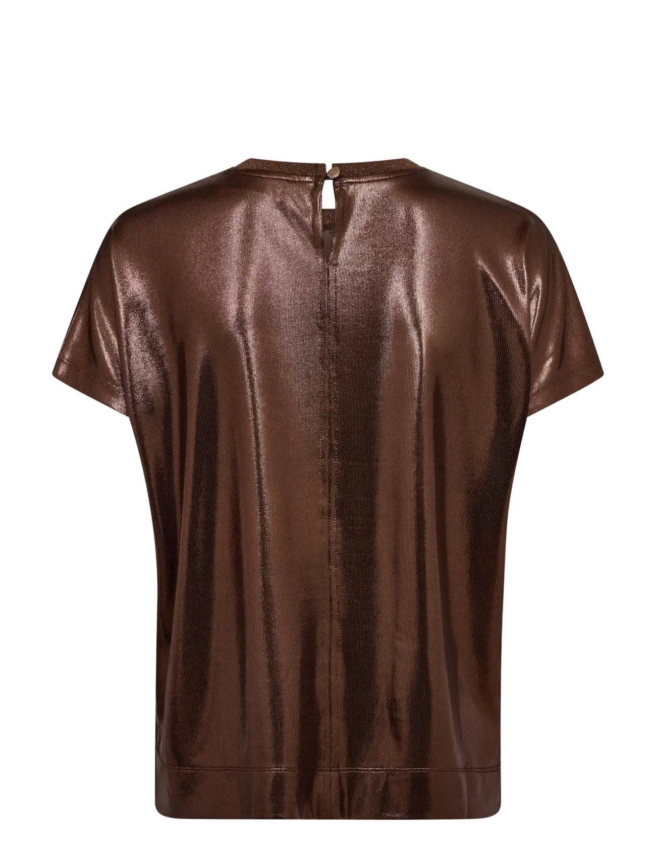 MOS MOSH - MMNivola O-neck Metallic Tee - t-shirts - bracken - 1