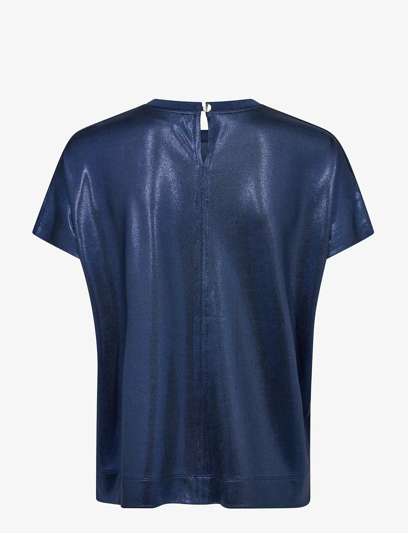 MOS MOSH - MMNivola O-neck Metallic Tee - t-shirts - ensign blue - 1