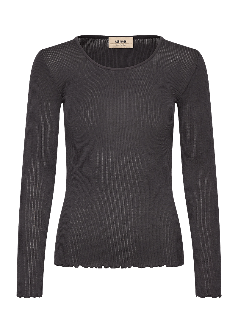 MOS MOSH - MMElaine O-LS Seamless Tee - long-sleeved tops - phantom - 1