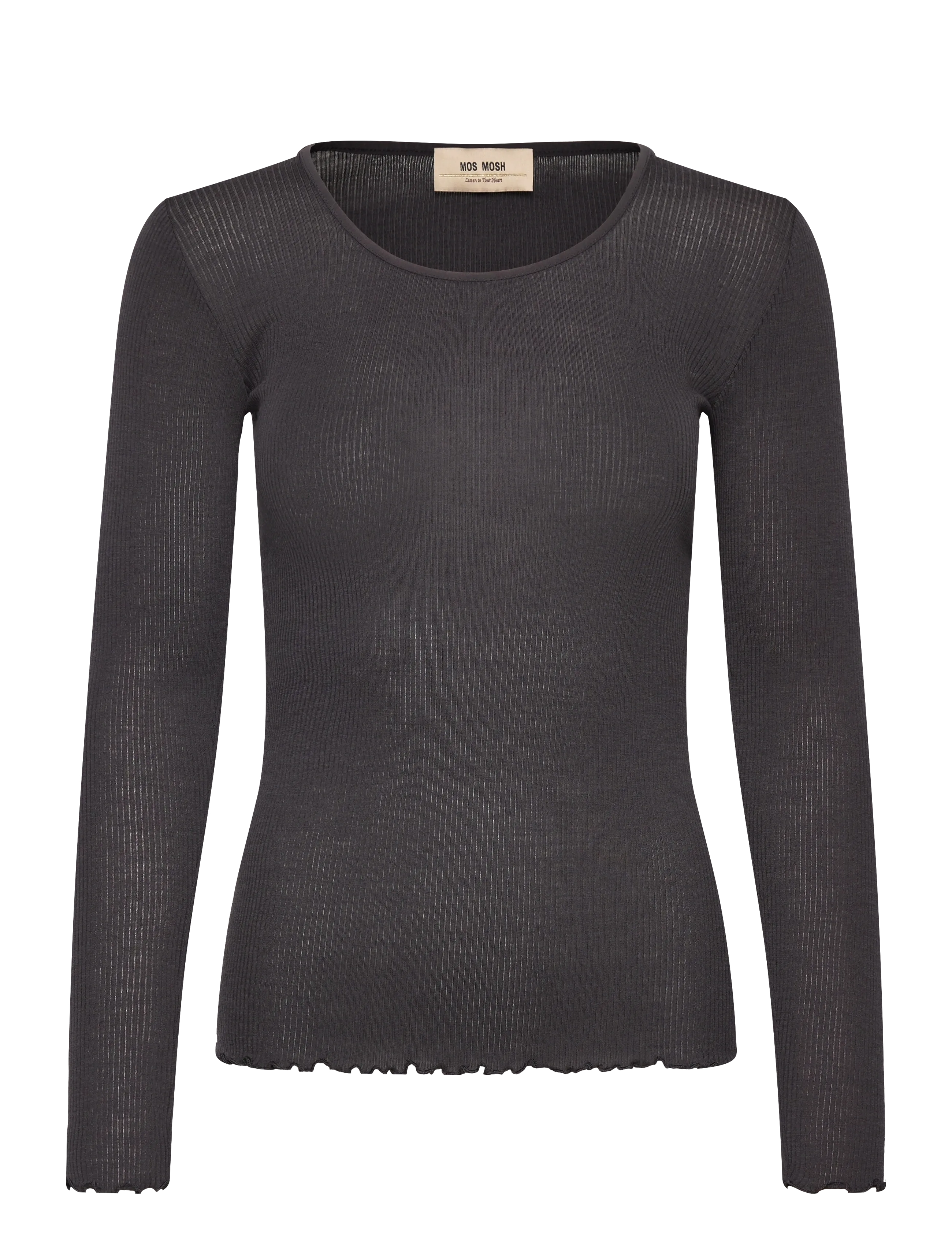 MOS MOSH - MMElaine O-LS Seamless Tee - phantom - 1