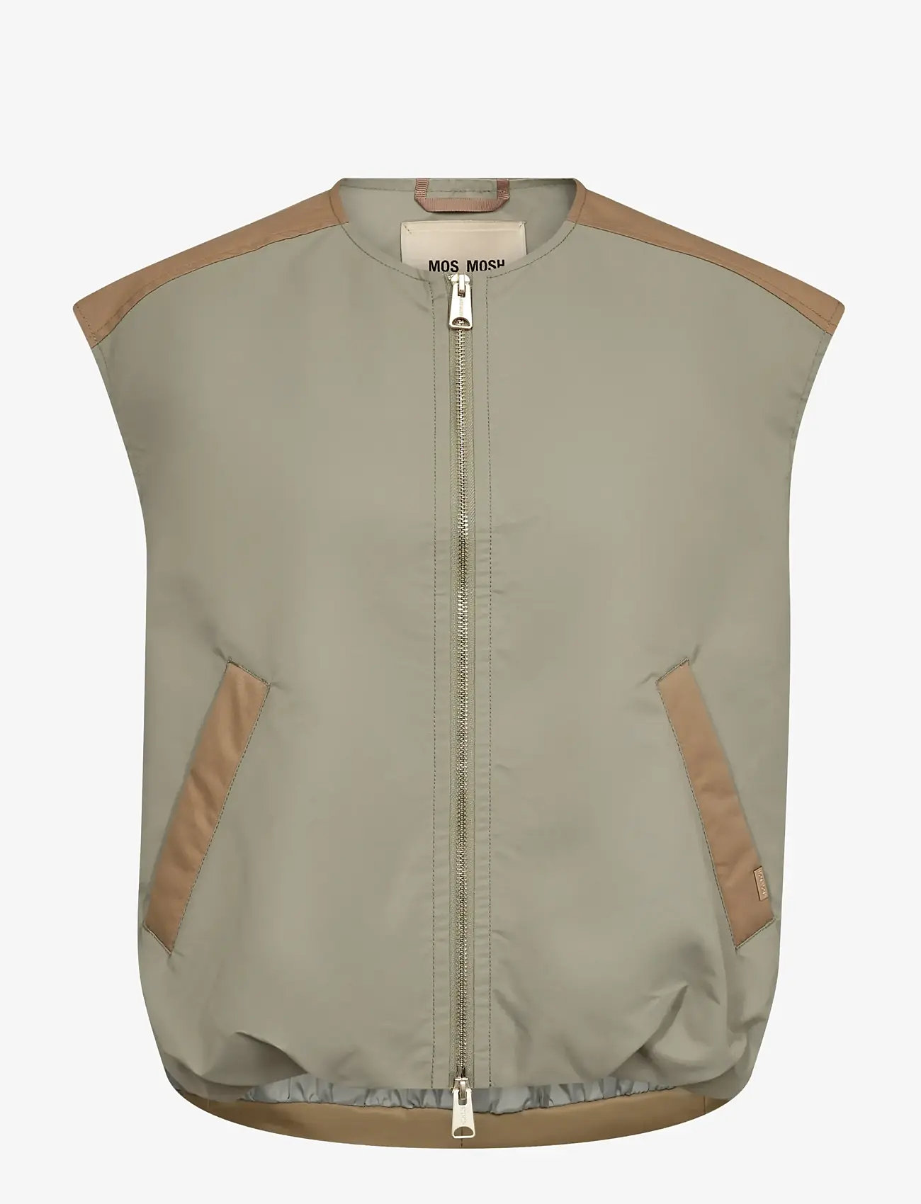 MOS MOSH - MMKura Waistcoat - forårsjakker - shadow - 0