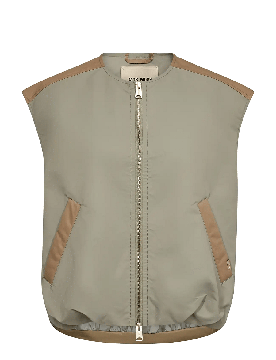 MOS MOSH - MMKura Waistcoat - soojad vestid - shadow - 0