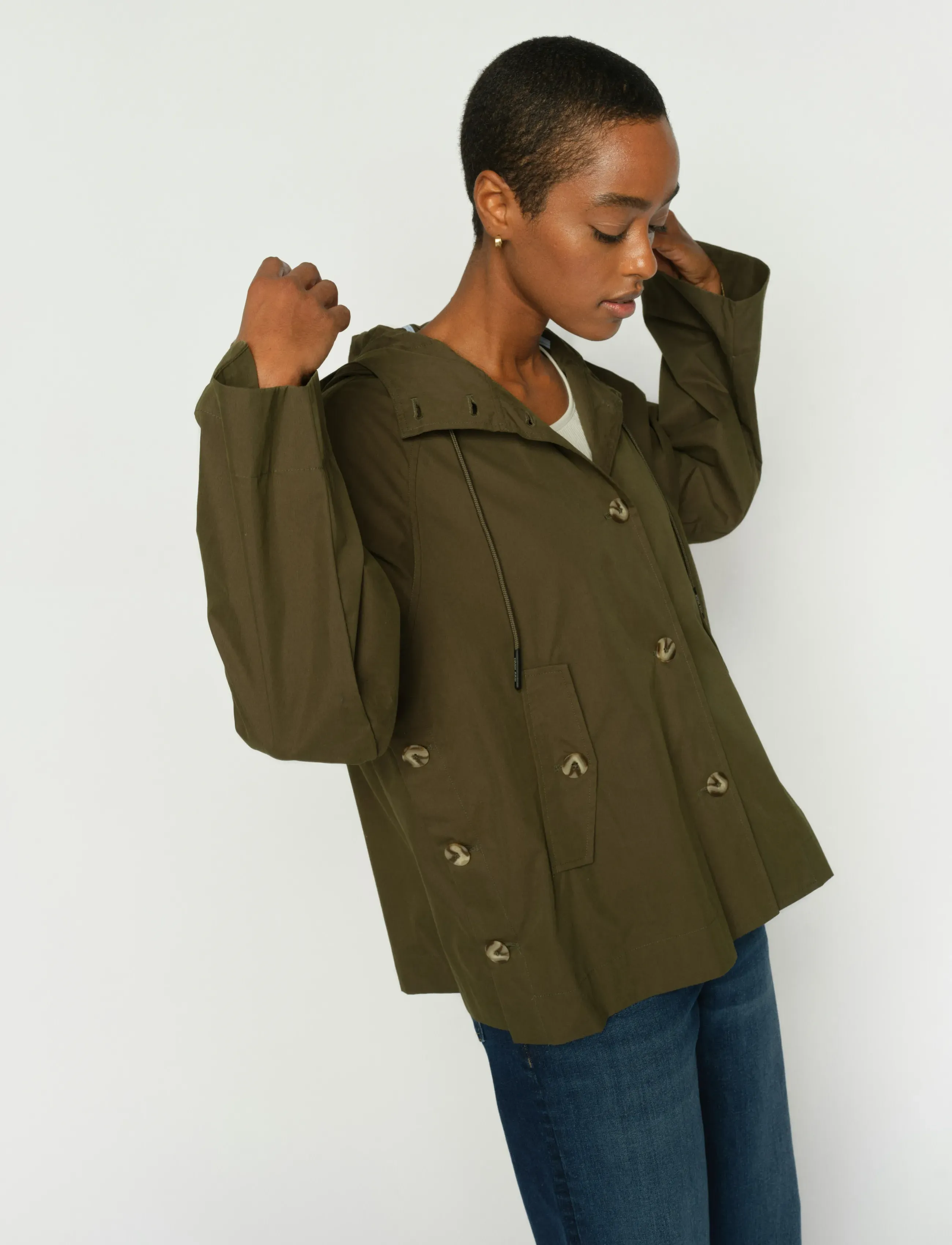 MOS MOSH MMSheena Short Jacket - Nyheter - OLIVE NIGHT / khaki/green