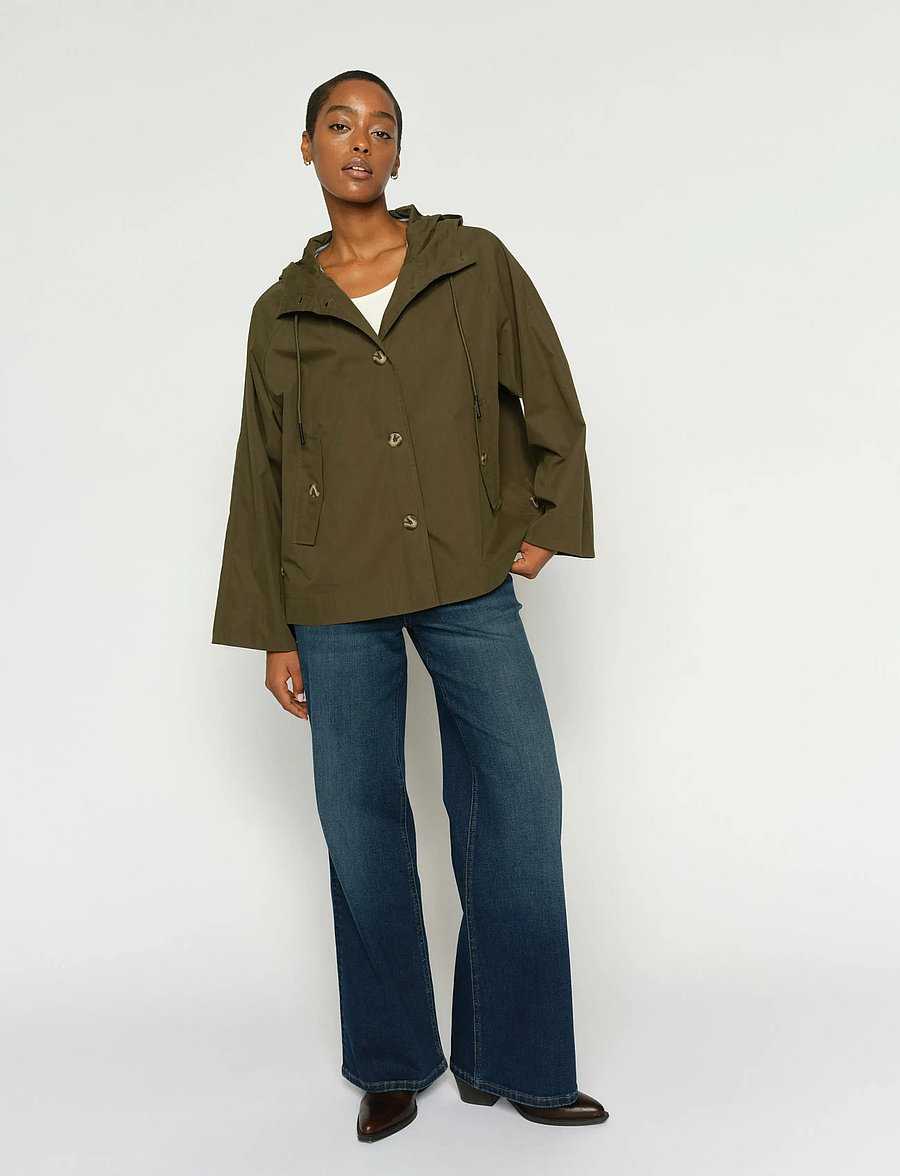 MOS MOSH - MMSheena Short Jacket - forårsjakker - olive night - 4