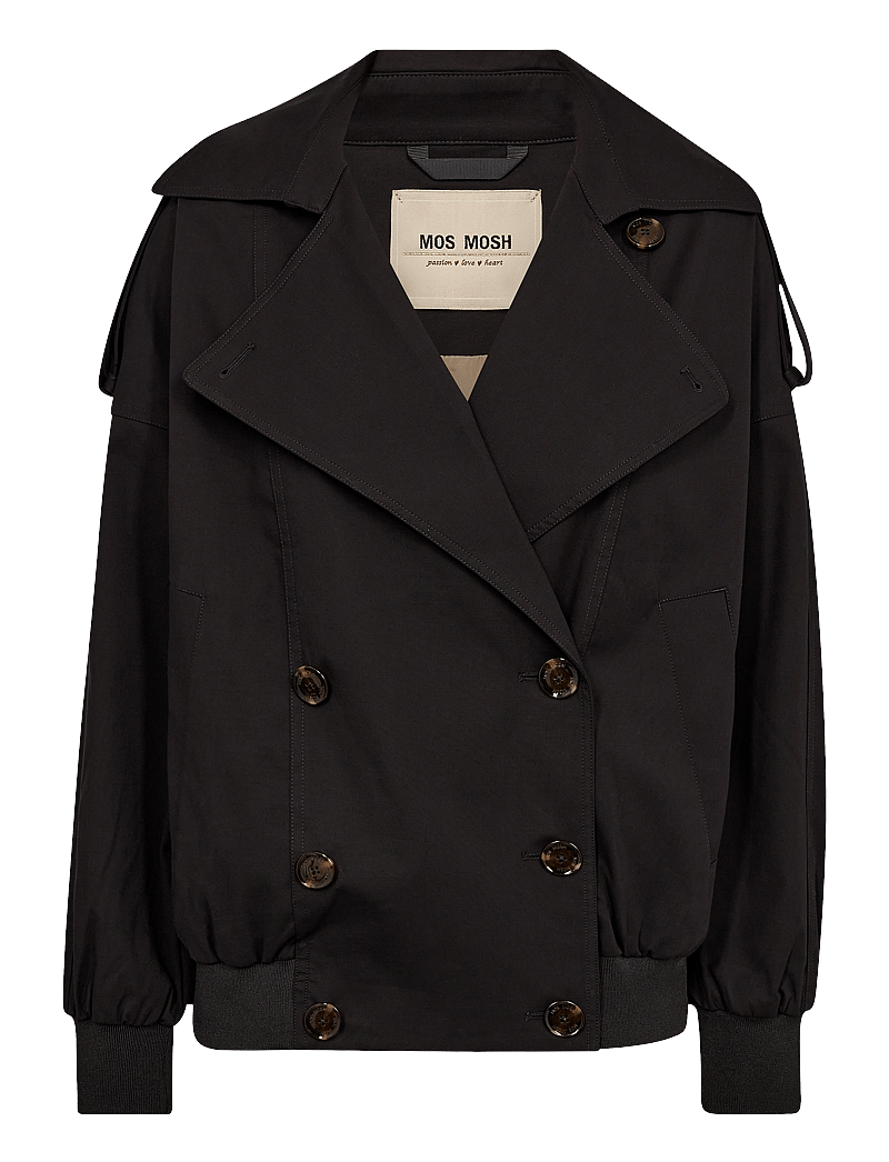 MOS MOSH - MMZabi Trench Bomber Jacket - utility-jacken - black - 0