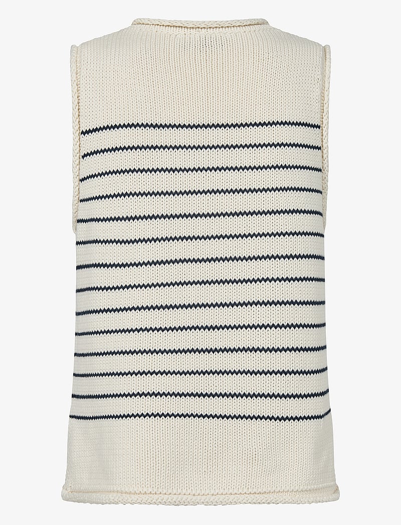 MOS MOSH - MMAubin SL Stripe knit top - pullover - ecru - 1