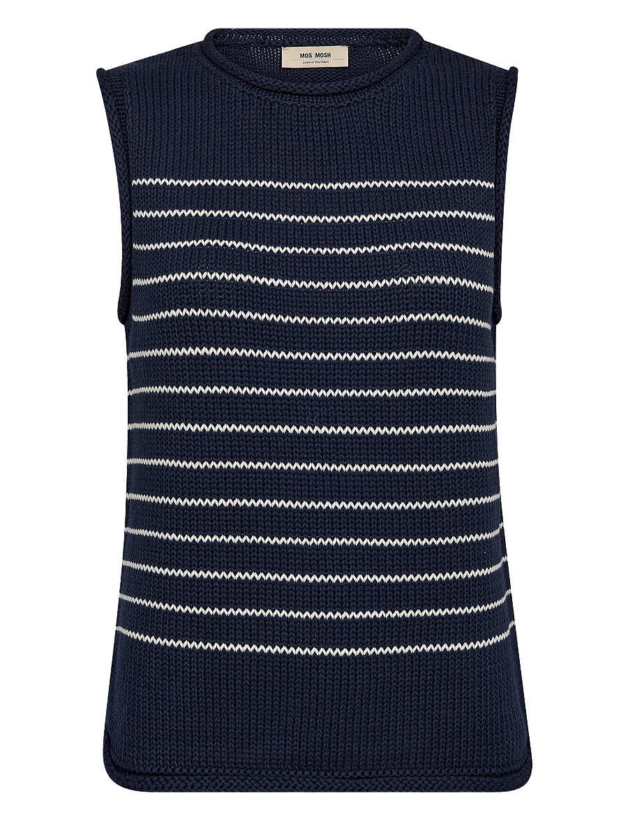 MOS MOSH - MMAubin SL Stripe knit top - pullover - spellbound - 0