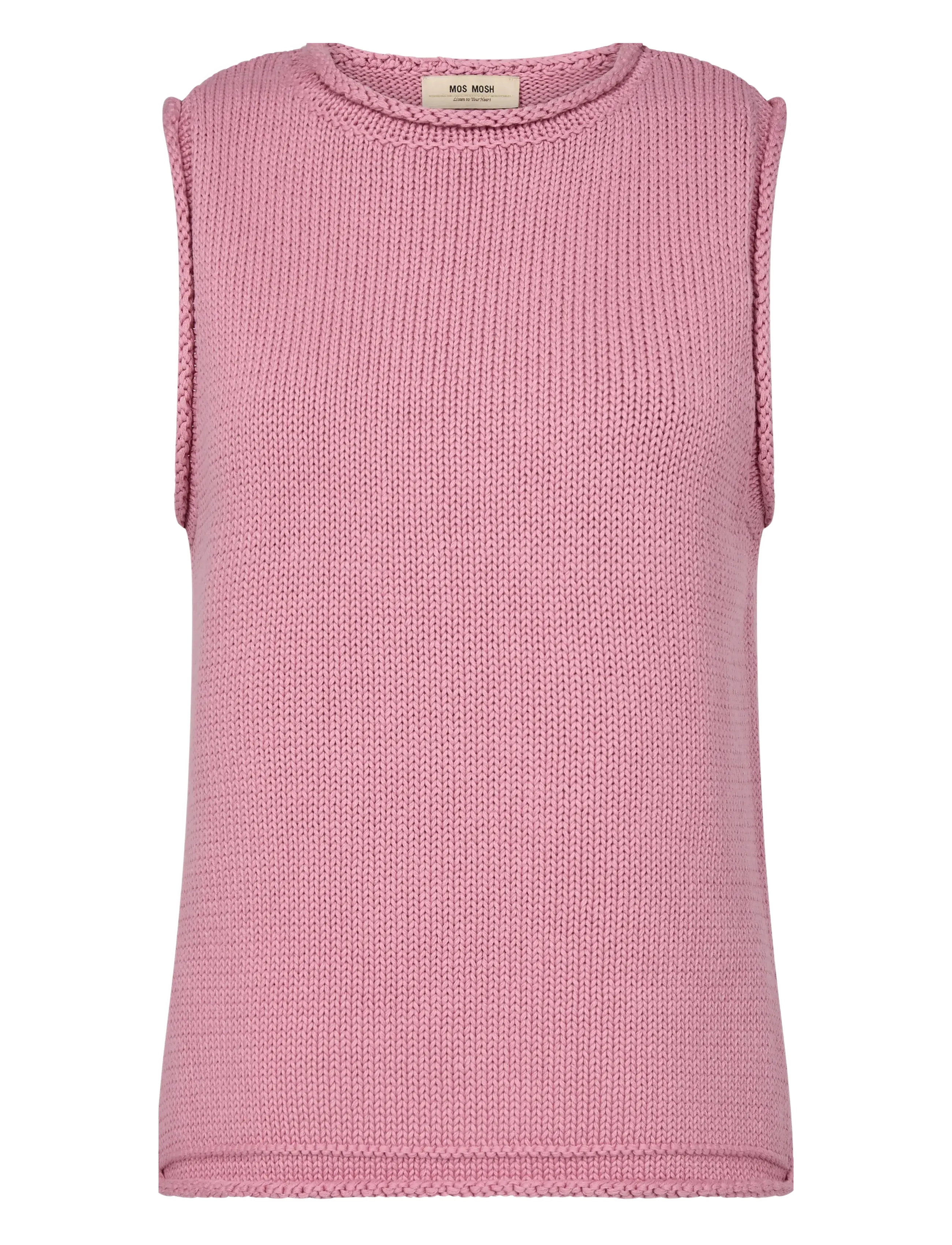 MOS MOSH MMAubin SL knit top - Tøj - CASHMERE ROSE / pink/rose