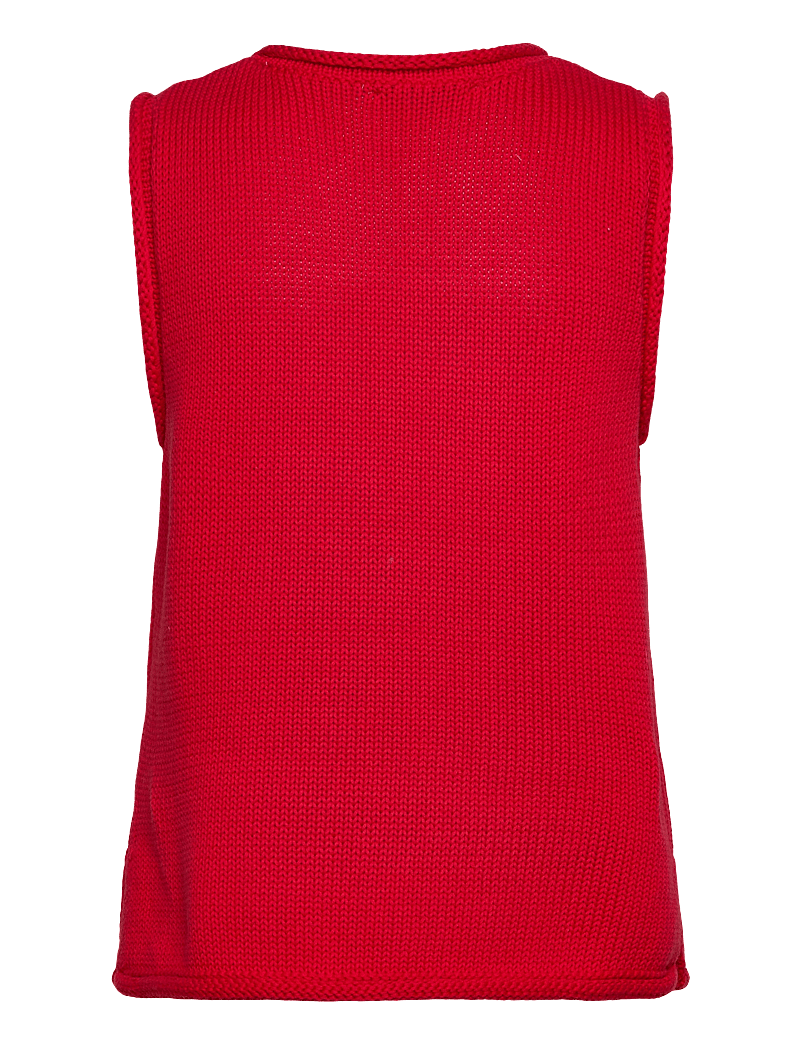 MOS MOSH - MMAubin SL knit top - tanktops - chinese red - 1