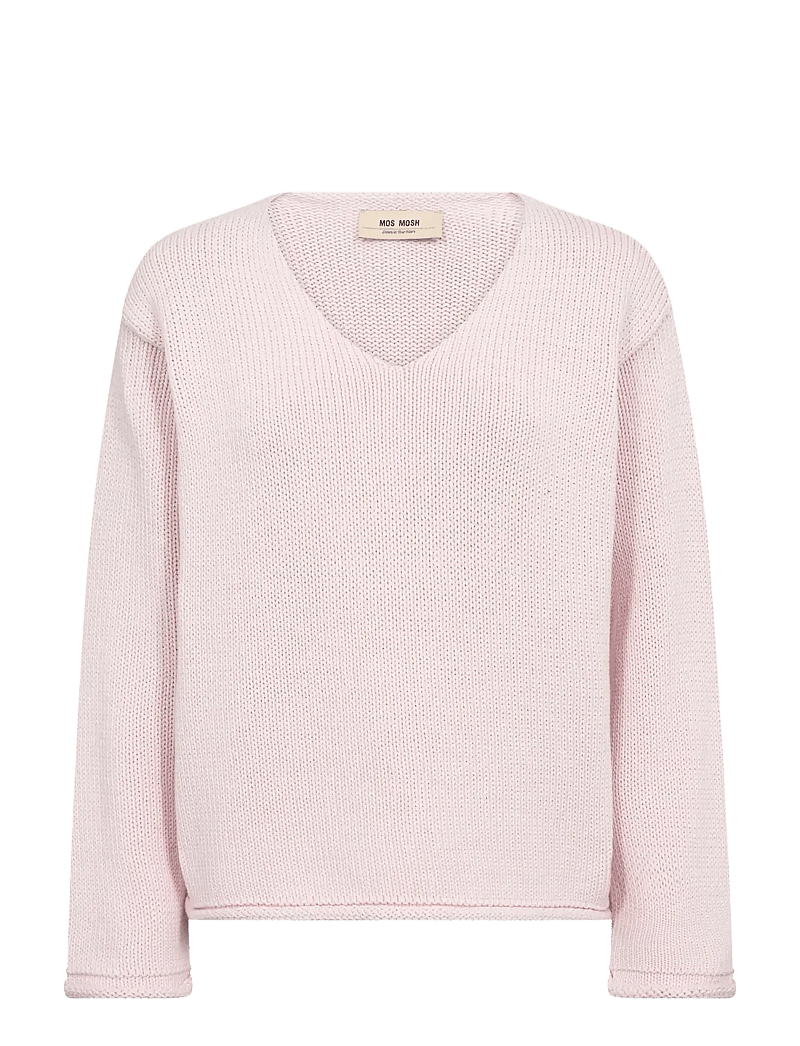 MOS MOSH - MMBine LS V-neck Knit - pullover - ballet slipper - 0