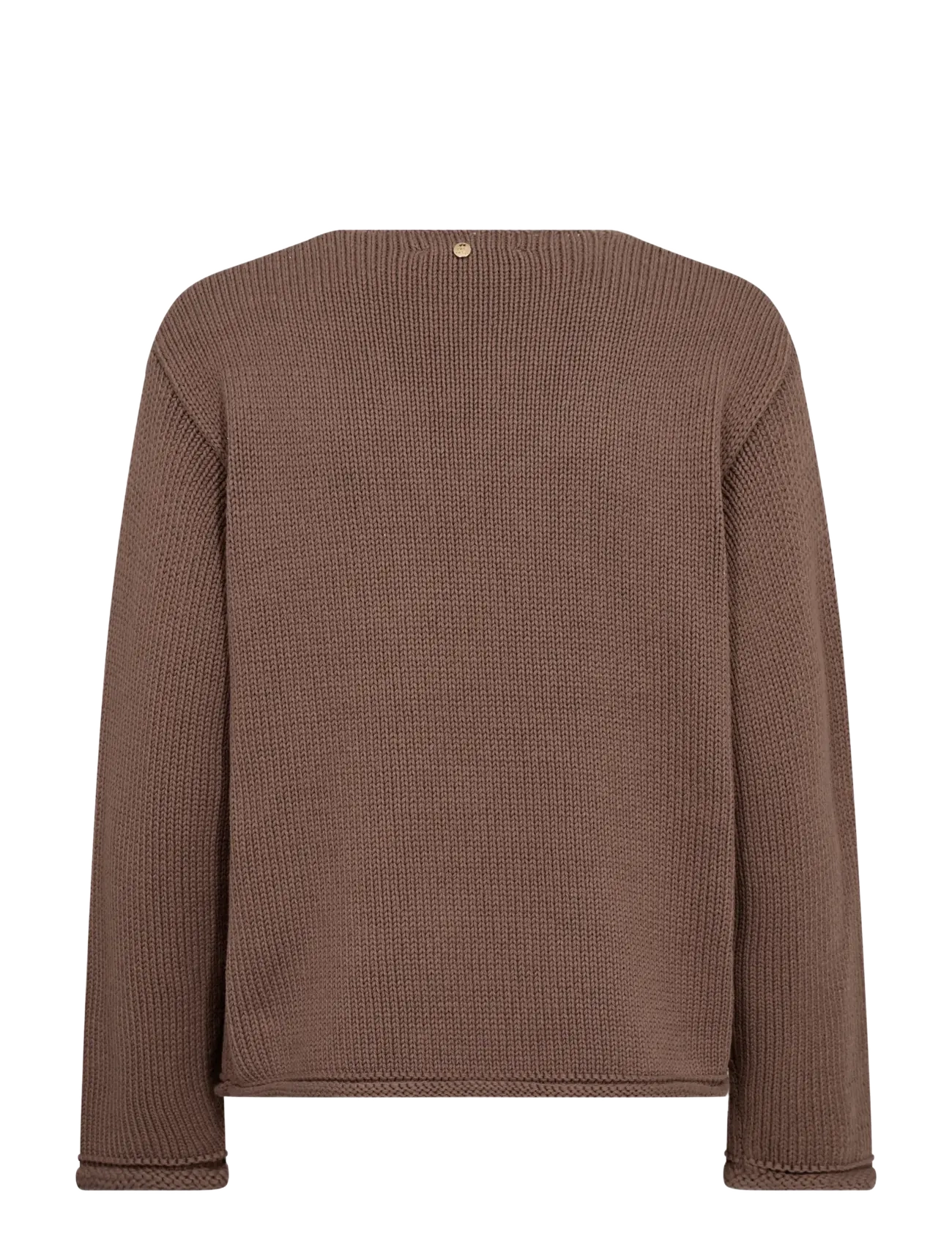 MOS MOSH - MMBine LS V-neck Knit - strikkegensere - coffee quartz - 2
