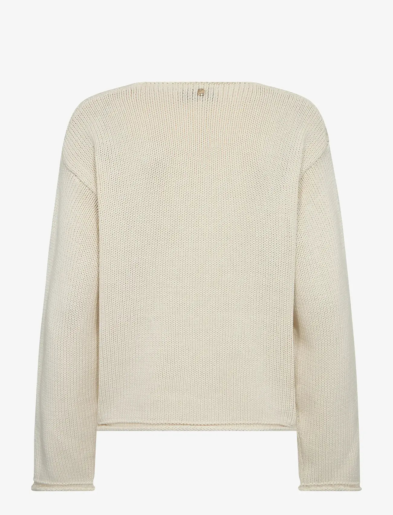 MOS MOSH - MMBine LS V-neck Knit - pullover - ecru - 1