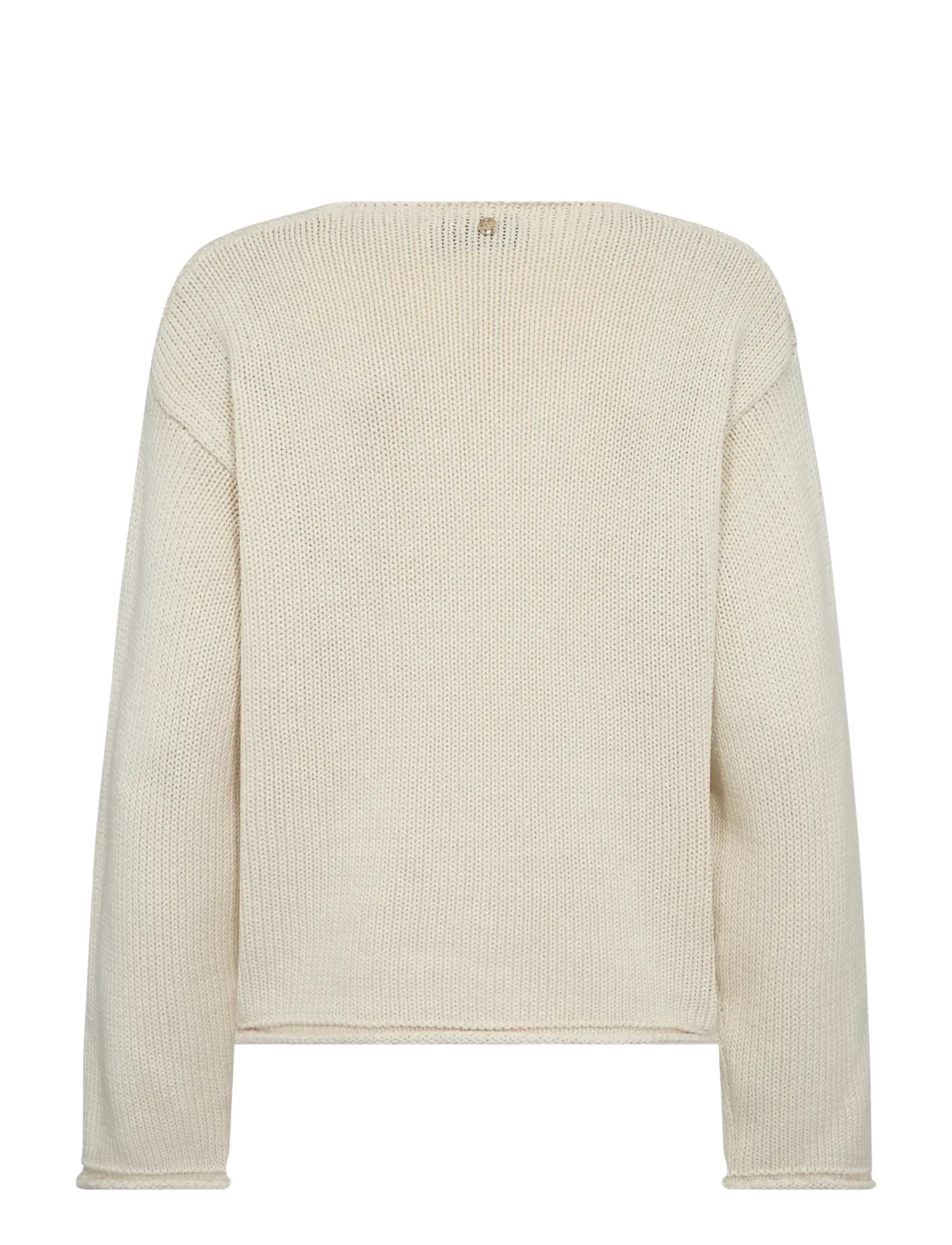 MOS MOSH - MMBine LS V-neck Knit - pullover - ecru - 1