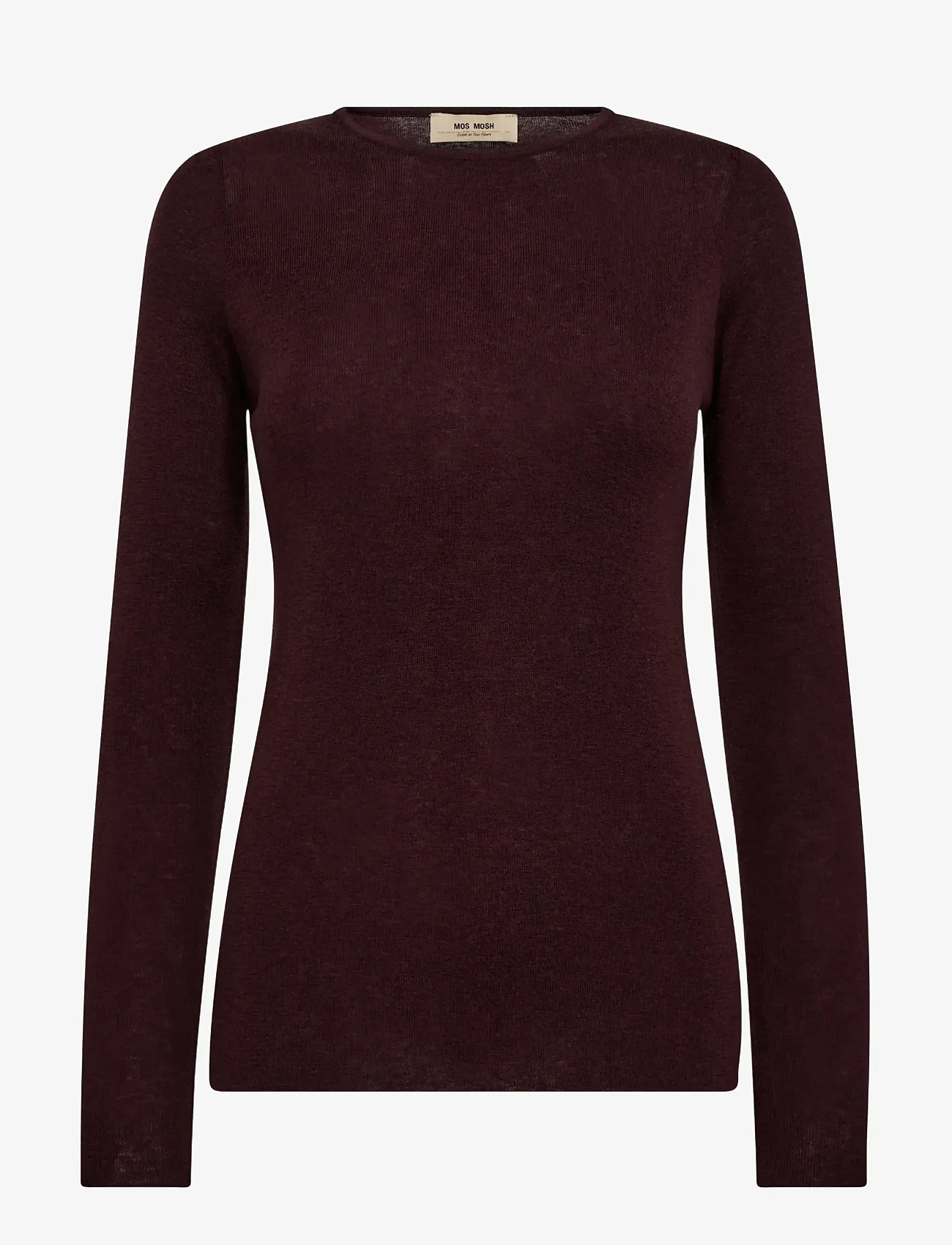 MOS MOSH - MMBouch O-neck Knit - fudge - 0