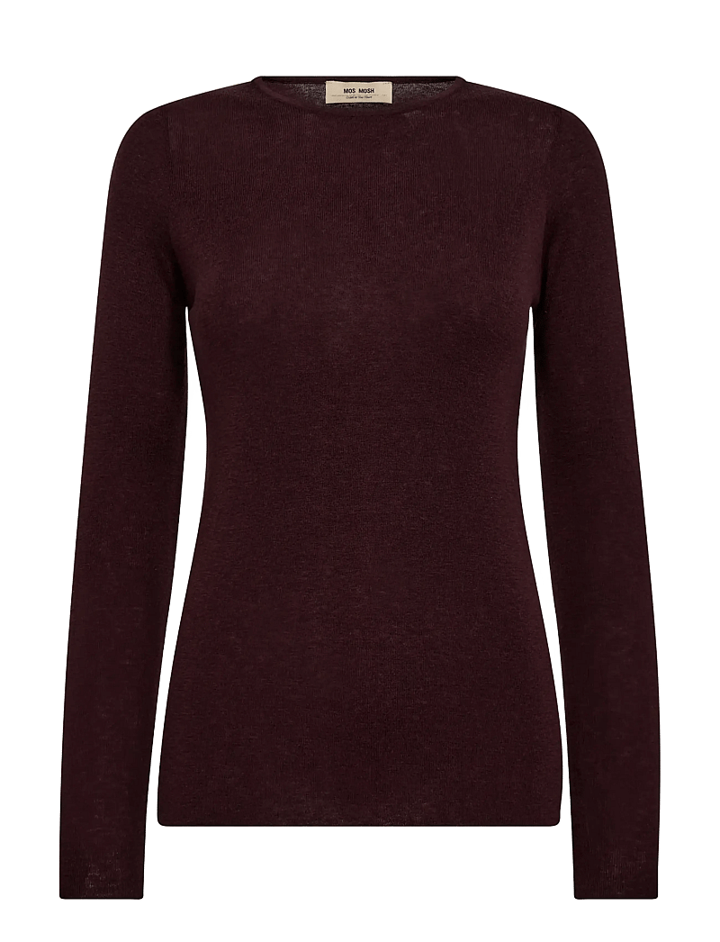 MOS MOSH - MMBouch O-neck Knit - fudge - 0